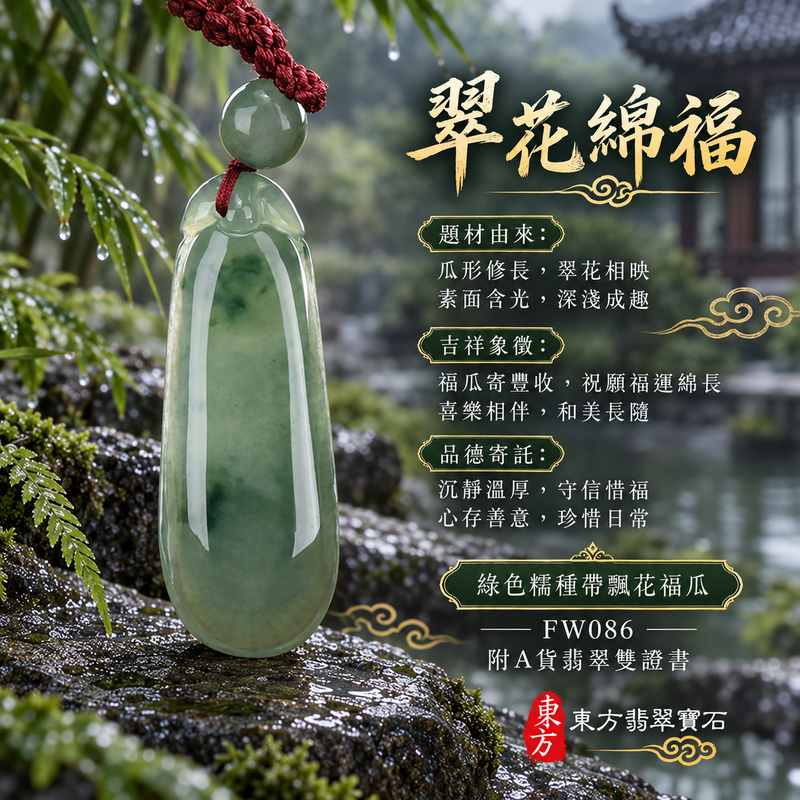 翡翠福瓜項鍊玉珮|福氣綿延・豐收圓滿・吉祥安泰|天然A貨翡翠・緬甸玉・糯種・綠色・帶飄花|福運連綿|福瓜玉珮・福瓜玉墜・福瓜吊墜・福瓜項鍊|FW086|客製化訂做福瓜玉珮、福瓜玉墜、福瓜吊墜、福瓜項鍊|附A貨翡翠雙證書 翡翠福瓜項鍊玉珮|福氣綿延・豐收圓滿・吉祥安泰|天然A貨翡翠・緬甸玉・糯種・綠色・帶飄花|福運連綿|福瓜玉珮・福瓜玉墜・福瓜吊墜・福瓜項鍊|FW086|客製化訂做福瓜玉珮、福瓜玉墜、福瓜吊墜、福瓜項鍊|附A貨翡翠雙證書
