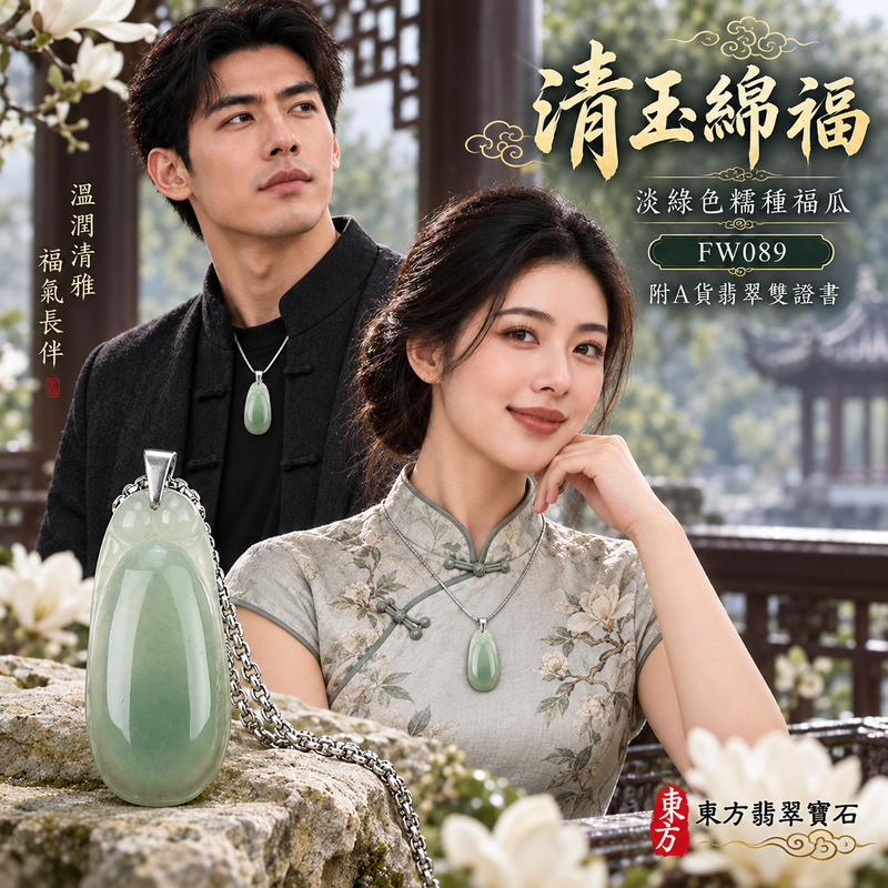 翡翠福瓜項鍊玉珮|福氣綿延・豐收圓滿・吉祥安泰|天然A貨翡翠・緬甸玉・糯種・淡綠色|福運連綿|福瓜玉珮・福瓜玉墜・福瓜吊墜・福瓜項鍊|FW089|客製化訂做福瓜玉珮、福瓜玉墜、福瓜吊墜、福瓜項鍊|附A貨翡翠雙證書 翡翠福瓜項鍊玉珮|福氣綿延・豐收圓滿・吉祥安泰|天然A貨翡翠・緬甸玉・糯種・淡綠色|福運連綿|福瓜玉珮・福瓜玉墜・福瓜吊墜・福瓜項鍊|FW089|客製化訂做福瓜玉珮、福瓜玉墜、福瓜吊墜、福瓜項鍊|附A貨翡翠雙證書