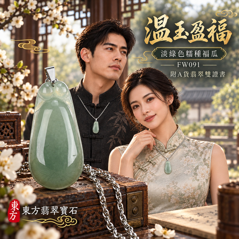 翡翠福瓜項鍊玉珮|福氣綿延・豐收圓滿・吉祥安泰|天然A貨翡翠・緬甸玉・糯種・淡綠色|福運連綿|福瓜玉珮・福瓜玉墜・福瓜吊墜・福瓜項鍊|FW091|客製化訂做福瓜玉珮、福瓜玉墜、福瓜吊墜、福瓜項鍊|附A貨翡翠雙證書 翡翠福瓜項鍊玉珮|福氣綿延・豐收圓滿・吉祥安泰|天然A貨翡翠・緬甸玉・糯種・淡綠色|福運連綿|福瓜玉珮・福瓜玉墜・福瓜吊墜・福瓜項鍊|FW091|客製化訂做福瓜玉珮、福瓜玉墜、福瓜吊墜、福瓜項鍊|附A貨翡翠雙證書