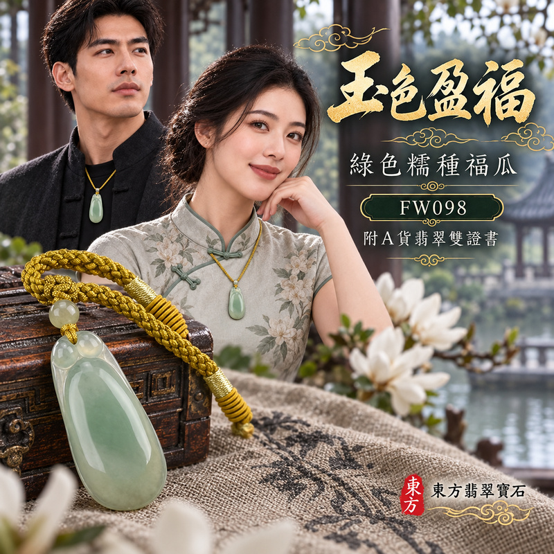 翡翠福瓜項鍊玉珮|福氣綿延・豐收圓滿・吉祥安泰|天然A貨翡翠・緬甸玉・糯種・綠色|福運連綿|福瓜玉珮・福瓜玉墜・福瓜吊墜・福瓜項鍊|FW098|客製化訂做福瓜玉珮、福瓜玉墜、福瓜吊墜、福瓜項鍊|附A貨翡翠雙證書 翡翠福瓜項鍊玉珮|福氣綿延・豐收圓滿・吉祥安泰|天然A貨翡翠・緬甸玉・糯種・綠色|福運連綿|福瓜玉珮・福瓜玉墜・福瓜吊墜・福瓜項鍊|FW098|客製化訂做福瓜玉珮、福瓜玉墜、福瓜吊墜、福瓜項鍊|附A貨翡翠雙證書