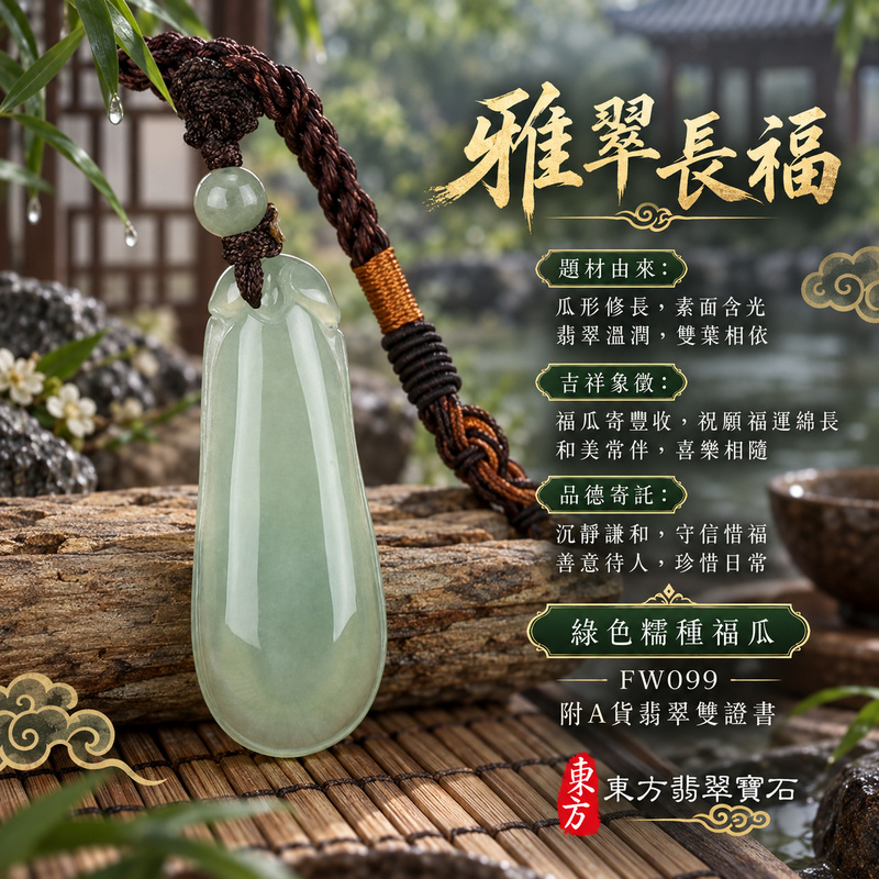 翡翠福瓜項鍊玉珮|福氣綿延・豐收圓滿・吉祥安泰|天然A貨翡翠・緬甸玉・糯種・綠色|福運連綿|福瓜玉珮・福瓜玉墜・福瓜吊墜・福瓜項鍊|FW099|客製化訂做福瓜玉珮、福瓜玉墜、福瓜吊墜、福瓜項鍊|附A貨翡翠雙證書 翡翠福瓜項鍊玉珮|福氣綿延・豐收圓滿・吉祥安泰|天然A貨翡翠・緬甸玉・糯種・綠色|福運連綿|福瓜玉珮・福瓜玉墜・福瓜吊墜・福瓜項鍊|FW099|客製化訂做福瓜玉珮、福瓜玉墜、福瓜吊墜、福瓜項鍊|附A貨翡翠雙證書