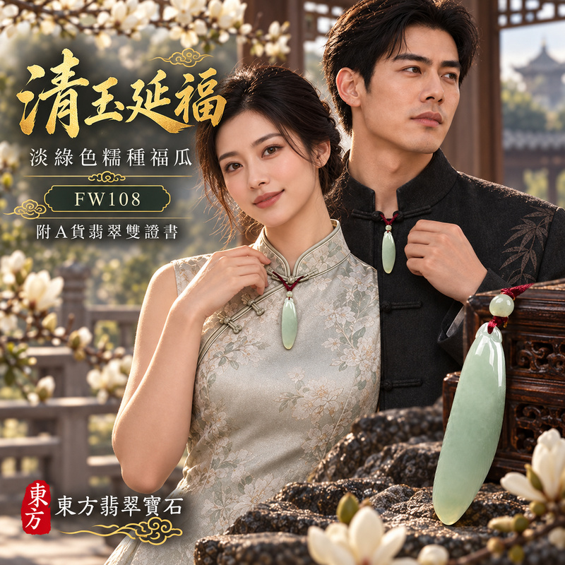 翡翠福瓜項鍊玉珮|福氣綿延・豐收圓滿・吉祥安泰|天然A貨翡翠・緬甸玉・糯種・淡綠色|福運連綿|福瓜玉珮・福瓜玉墜・福瓜吊墜・福瓜項鍊|FW108|客製化訂做福瓜玉珮、福瓜玉墜、福瓜吊墜、福瓜項鍊|附A貨翡翠雙證書 翡翠福瓜項鍊玉珮|福氣綿延・豐收圓滿・吉祥安泰|天然A貨翡翠・緬甸玉・糯種・淡綠色|福運連綿|福瓜玉珮・福瓜玉墜・福瓜吊墜・福瓜項鍊|FW108|客製化訂做福瓜玉珮、福瓜玉墜、福瓜吊墜、福瓜項鍊|附A貨翡翠雙證書