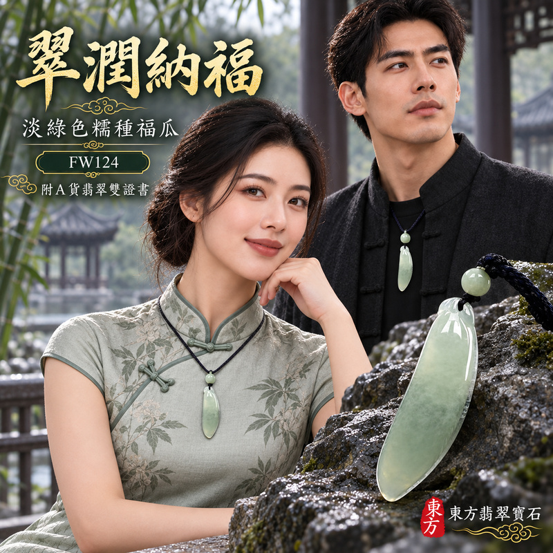 翡翠福瓜項鍊玉珮|福氣綿延・豐收圓滿・吉祥安泰|天然A貨翡翠・緬甸玉・糯種・淡綠色|福運連綿|福瓜玉珮・福瓜玉墜・福瓜吊墜・福瓜項鍊|FW124|客製化訂做福瓜玉珮、福瓜玉墜、福瓜吊墜、福瓜項鍊|附A貨翡翠雙證書 翡翠福瓜項鍊玉珮|福氣綿延・豐收圓滿・吉祥安泰|天然A貨翡翠・緬甸玉・糯種・淡綠色|福運連綿|福瓜玉珮・福瓜玉墜・福瓜吊墜・福瓜項鍊|FW124|客製化訂做福瓜玉珮、福瓜玉墜、福瓜吊墜、福瓜項鍊|附A貨翡翠雙證書