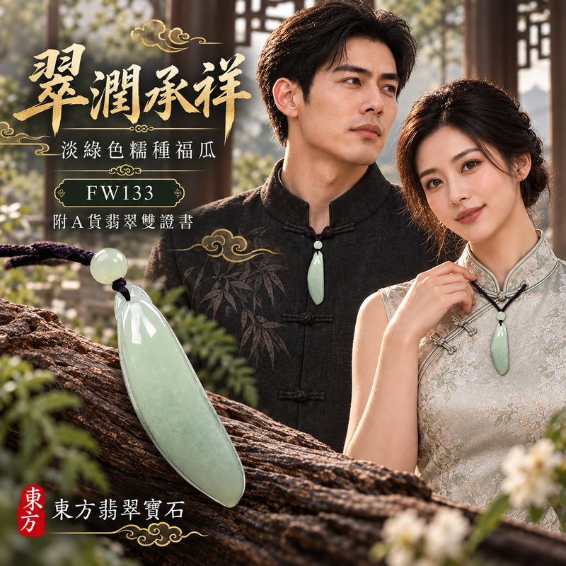 翡翠福瓜項鍊玉珮|福氣綿延・豐收圓滿・吉祥安泰|天然A貨翡翠・緬甸玉・糯種・淡綠色|福運連綿|福瓜玉珮・福瓜玉墜・福瓜吊墜・福瓜項鍊|FW133|客製化訂做福瓜玉珮、福瓜玉墜、福瓜吊墜、福瓜項鍊|附A貨翡翠雙證書 翡翠福瓜項鍊玉珮|福氣綿延・豐收圓滿・吉祥安泰|天然A貨翡翠・緬甸玉・糯種・淡綠色|福運連綿|福瓜玉珮・福瓜玉墜・福瓜吊墜・福瓜項鍊|FW133|客製化訂做福瓜玉珮、福瓜玉墜、福瓜吊墜、福瓜項鍊|附A貨翡翠雙證書