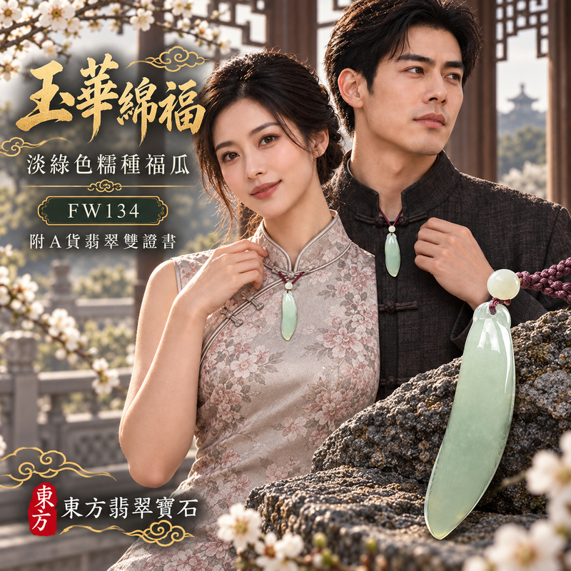 翡翠福瓜項鍊玉珮|福氣綿延・豐收圓滿・吉祥安泰|天然A貨翡翠・緬甸玉・糯種・淡綠色|福運連綿|福瓜玉珮・福瓜玉墜・福瓜吊墜・福瓜項鍊|FW134|客製化訂做福瓜玉珮、福瓜玉墜、福瓜吊墜、福瓜項鍊|附A貨翡翠雙證書 翡翠福瓜項鍊玉珮|福氣綿延・豐收圓滿・吉祥安泰|天然A貨翡翠・緬甸玉・糯種・淡綠色|福運連綿|福瓜玉珮・福瓜玉墜・福瓜吊墜・福瓜項鍊|FW134|客製化訂做福瓜玉珮、福瓜玉墜、福瓜吊墜、福瓜項鍊|附A貨翡翠雙證書