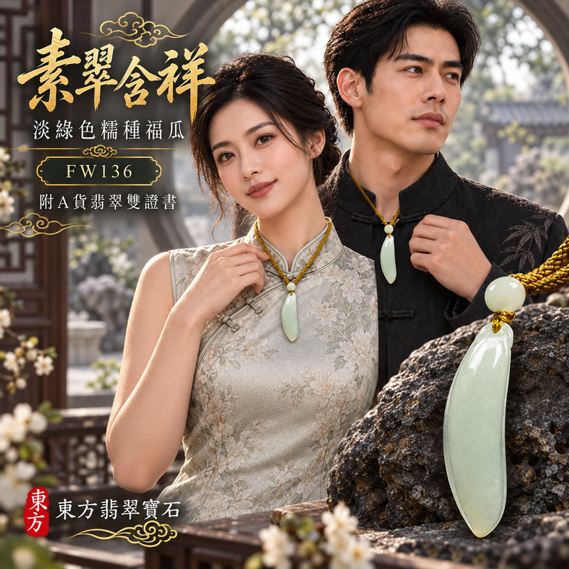 翡翠福瓜項鍊玉珮|福氣綿延・豐收圓滿・吉祥安泰|天然A貨翡翠・緬甸玉・糯種・淡綠色|福運連綿|福瓜玉珮・福瓜玉墜・福瓜吊墜・福瓜項鍊|FW136|客製化訂做福瓜玉珮、福瓜玉墜、福瓜吊墜、福瓜項鍊|附A貨翡翠雙證書 翡翠福瓜項鍊玉珮|福氣綿延・豐收圓滿・吉祥安泰|天然A貨翡翠・緬甸玉・糯種・淡綠色|福運連綿|福瓜玉珮・福瓜玉墜・福瓜吊墜・福瓜項鍊|FW136|客製化訂做福瓜玉珮、福瓜玉墜、福瓜吊墜、福瓜項鍊|附A貨翡翠雙證書