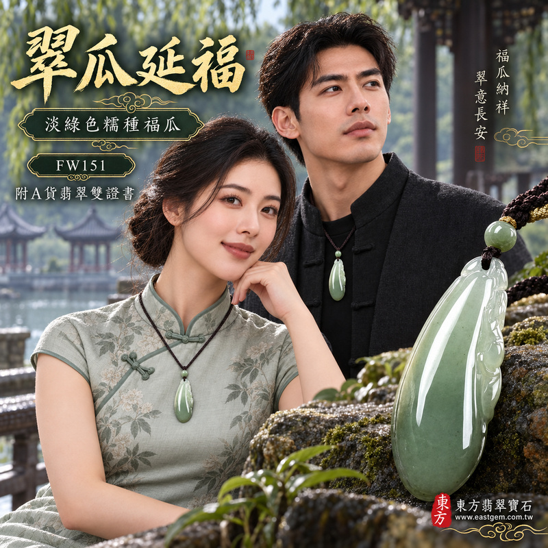 翡翠福瓜項鍊玉珮|福氣綿延・豐收圓滿・吉祥安泰|天然A貨翡翠・緬甸玉・糯種・淡綠色|福運連綿|福瓜玉珮・福瓜玉墜・福瓜吊墜・福瓜項鍊|FW151|客製化訂做福瓜玉珮、福瓜玉墜、福瓜吊墜、福瓜項鍊|附A貨翡翠雙證書 翡翠福瓜項鍊玉珮|福氣綿延・豐收圓滿・吉祥安泰|天然A貨翡翠・緬甸玉・糯種・淡綠色|福運連綿|福瓜玉珮・福瓜玉墜・福瓜吊墜・福瓜項鍊|FW151|客製化訂做福瓜玉珮、福瓜玉墜、福瓜吊墜、福瓜項鍊|附A貨翡翠雙證書