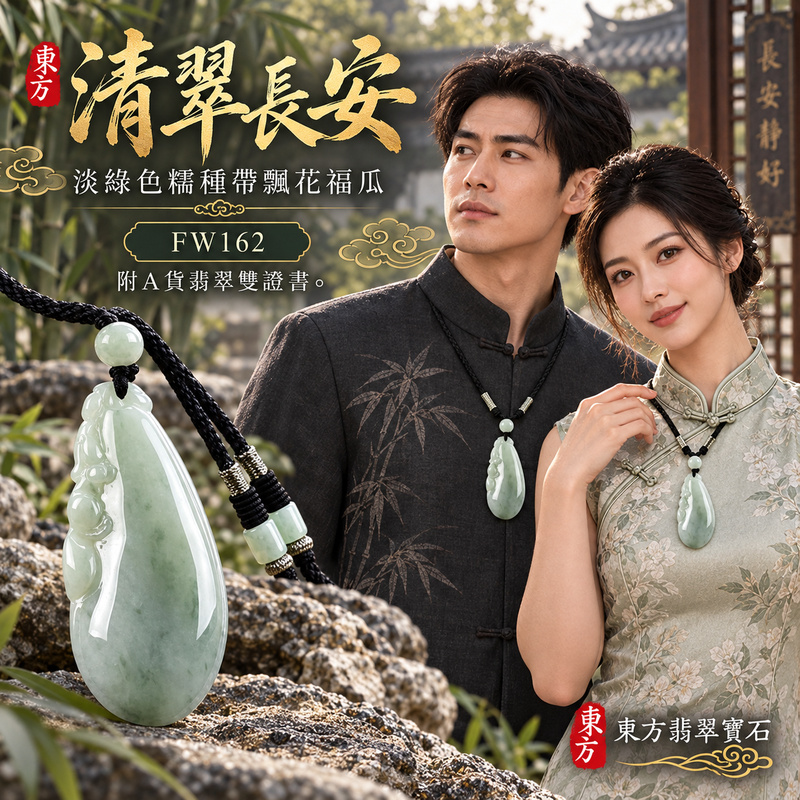 翡翠福瓜項鍊玉珮|福氣綿延・豐收圓滿・吉祥安泰|天然A貨翡翠・緬甸玉・糯種・淡綠色・帶飄花|福運連綿|福瓜玉珮・福瓜玉墜・福瓜吊墜・福瓜項鍊|FW162|客製化訂做福瓜玉珮、福瓜玉墜、福瓜吊墜、福瓜項鍊|附A貨翡翠雙證書 翡翠福瓜項鍊玉珮|福氣綿延・豐收圓滿・吉祥安泰|天然A貨翡翠・緬甸玉・糯種・淡綠色・帶飄花|福運連綿|福瓜玉珮・福瓜玉墜・福瓜吊墜・福瓜項鍊|FW162|客製化訂做福瓜玉珮、福瓜玉墜、福瓜吊墜、福瓜項鍊|附A貨翡翠雙證書