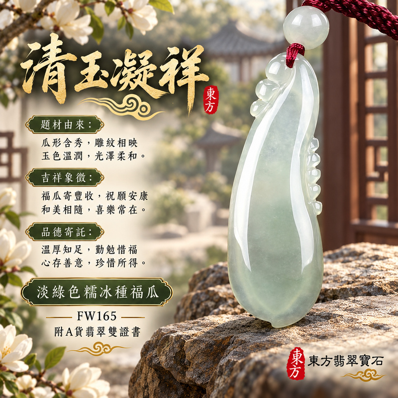 翡翠福瓜項鍊玉珮|福氣綿延・豐收圓滿・吉祥安泰|天然A貨翡翠・緬甸玉・糯冰種・淡綠色|福運連綿|福瓜玉珮・福瓜玉墜・福瓜吊墜・福瓜項鍊|FW165|客製化訂做福瓜玉珮、福瓜玉墜、福瓜吊墜、福瓜項鍊|附A貨翡翠雙證書 翡翠福瓜項鍊玉珮|福氣綿延・豐收圓滿・吉祥安泰|天然A貨翡翠・緬甸玉・糯冰種・淡綠色|福運連綿|福瓜玉珮・福瓜玉墜・福瓜吊墜・福瓜項鍊|FW165|客製化訂做福瓜玉珮、福瓜玉墜、福瓜吊墜、福瓜項鍊|附A貨翡翠雙證書