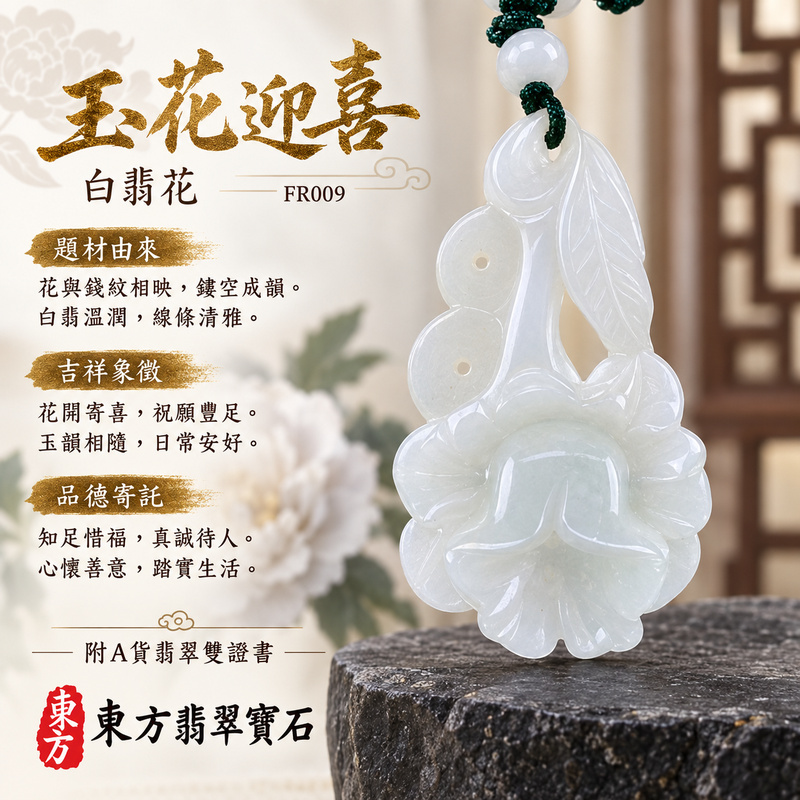 已售出可訂做|翡翠花項鍊玉珮|花開富貴・美好綻放・吉祥圓滿|天然A貨翡翠・緬甸玉・白翡|花開富貴|花玉珮・花玉墜・花吊墜・花項鍊|FR009|客製化訂做花玉珮、花玉墜、花吊墜、花項鍊|附A貨翡翠雙證書 已售出可訂做|翡翠花項鍊玉珮|花開富貴・美好綻放・吉祥圓滿|天然A貨翡翠・緬甸玉・白翡|花開富貴|花玉珮・花玉墜・花吊墜・花項鍊|FR009|客製化訂做花玉珮、花玉墜、花吊墜、花項鍊|附A貨翡翠雙證書
