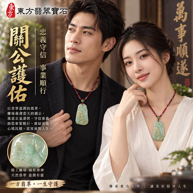 翡翠關公項鍊玉珮|關聖帝君威立護佑・守信聚福・安業承祥|A貨翡翠青綠灑金玉色・厚潤沉穩・隨形立體雕件|緬甸玉關公玉墜・關公牌玉珮KG792|客製化訂做各式翡翠關公吊墜玉珮項鍊|附A貨翡翠雙證書2 翡翠關公項鍊玉珮|關聖帝君威立護佑・守信聚福・安業承祥|A貨翡翠青綠灑金玉色・厚潤沉穩・隨形立體雕件|緬甸玉關公玉墜・關公牌玉珮KG792|客製化訂做各式翡翠關公吊墜玉珮項鍊|附A貨翡翠雙證書2