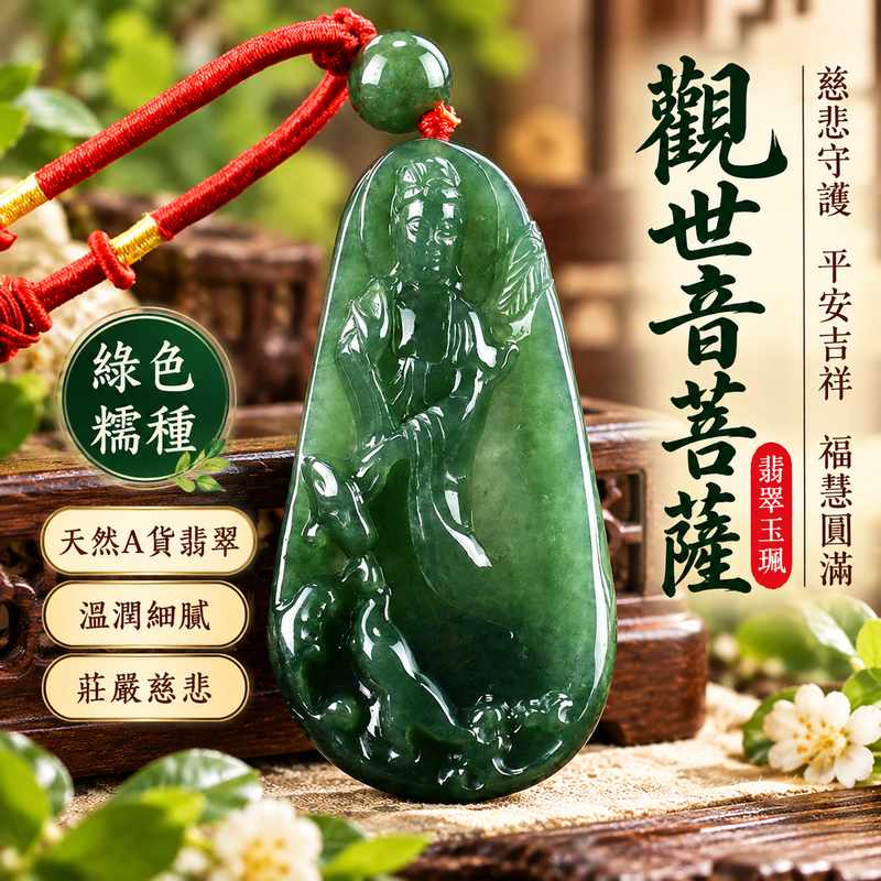 綠色糯種觀音觀世音菩薩翡翠玉珮 I 慈悲智慧守護平安吉祥福慧圓滿傳統玉文化祝福 GY1284 木土五行溫潤細膩糯種玉質 I 緬甸A貨翡翠觀世音菩薩玉墜附雙證書 I 莊嚴觀音玉雕慈悲祥和東方玉文化寓意平安順遂福慧雙全 I 男女皆宜日常佩戴收藏祝福送禮客製化訂做傳家玉飾精品1 綠色糯種觀音觀世音菩薩翡翠玉珮 I 慈悲智慧守護平安吉祥福慧圓滿傳統玉文化祝福 GY1284 木土五行溫潤細膩糯種玉質 I 緬甸A貨翡翠觀世音菩薩玉墜附雙證書 I 莊嚴觀音玉雕慈悲祥和東方玉文化寓意平安順遂福慧雙全 I 男女皆宜日常佩戴收藏祝福送禮客製化訂做傳家玉飾精品1