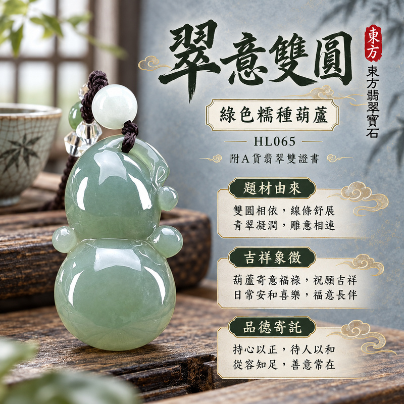 翡翠葫蘆項鍊玉珮|福祿相隨・平安吉祥・家業興旺|天然A貨翡翠・緬甸玉・糯種・綠色|葫蘆有福|葫蘆玉珮・葫蘆玉墜・葫蘆吊墜・葫蘆項鍊|HL065|客製化訂做葫蘆玉珮、葫蘆玉墜、葫蘆吊墜、葫蘆項鍊|附A貨翡翠雙證書 翡翠葫蘆項鍊玉珮|福祿相隨・平安吉祥・家業興旺|天然A貨翡翠・緬甸玉・糯種・綠色|葫蘆有福|葫蘆玉珮・葫蘆玉墜・葫蘆吊墜・葫蘆項鍊|HL065|客製化訂做葫蘆玉珮、葫蘆玉墜、葫蘆吊墜、葫蘆項鍊|附A貨翡翠雙證書