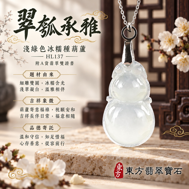 翡翠葫蘆項鍊玉珮|福祿相隨・平安吉祥・家業興旺|天然A貨翡翠・緬甸玉・冰糯種・淺綠色|葫蘆有福|葫蘆玉珮・葫蘆玉墜・葫蘆吊墜・葫蘆項鍊|HL137|客製化訂做葫蘆玉珮、葫蘆玉墜、葫蘆吊墜、葫蘆項鍊|附A貨翡翠雙證書 翡翠葫蘆項鍊玉珮|福祿相隨・平安吉祥・家業興旺|天然A貨翡翠・緬甸玉・冰糯種・淺綠色|葫蘆有福|葫蘆玉珮・葫蘆玉墜・葫蘆吊墜・葫蘆項鍊|HL137|客製化訂做葫蘆玉珮、葫蘆玉墜、葫蘆吊墜、葫蘆項鍊|附A貨翡翠雙證書