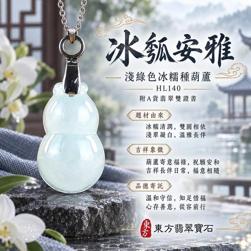 翡翠葫蘆項鍊玉珮|福祿相隨・平安吉祥・家業興旺|天然A貨翡翠・緬甸玉・冰糯種・淺綠色|葫蘆有福|葫蘆玉珮・葫蘆玉墜・葫蘆吊墜・葫蘆項鍊|HL140|客製化訂做葫蘆玉珮、葫蘆玉墜、葫蘆吊墜、葫蘆項鍊|附A貨翡翠雙證書 翡翠葫蘆項鍊玉珮|福祿相隨・平安吉祥・家業興旺|天然A貨翡翠・緬甸玉・冰糯種・淺綠色|葫蘆有福|葫蘆玉珮・葫蘆玉墜・葫蘆吊墜・葫蘆項鍊|HL140|客製化訂做葫蘆玉珮、葫蘆玉墜、葫蘆吊墜、葫蘆項鍊|附A貨翡翠雙證書