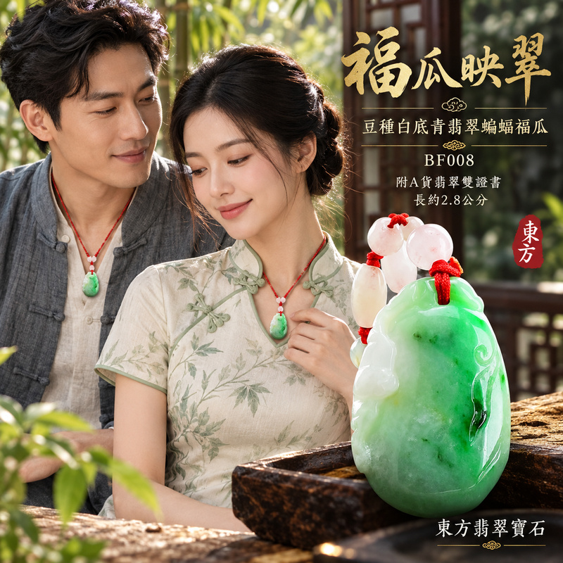 已售出可訂做|翡翠蝙蝠項鍊玉珮|福氣臨門・招財納福・吉祥相隨|天然A貨翡翠・緬甸玉・豆種・白底青|福瓜與蝙蝠,福滿乾坤|蝙蝠玉珮・蝙蝠玉墜・蝙蝠吊墜・蝙蝠項鍊|BF008|客製化訂做蝙蝠玉珮、蝙蝠玉墜、蝙蝠吊墜、蝙蝠項鍊|附A貨翡翠雙證書 已售出可訂做|翡翠蝙蝠項鍊玉珮|福氣臨門・招財納福・吉祥相隨|天然A貨翡翠・緬甸玉・豆種・白底青|福瓜與蝙蝠,福滿乾坤|蝙蝠玉珮・蝙蝠玉墜・蝙蝠吊墜・蝙蝠項鍊|BF008|客製化訂做蝙蝠玉珮、蝙蝠玉墜、蝙蝠吊墜、蝙蝠項鍊|附A貨翡翠雙證書