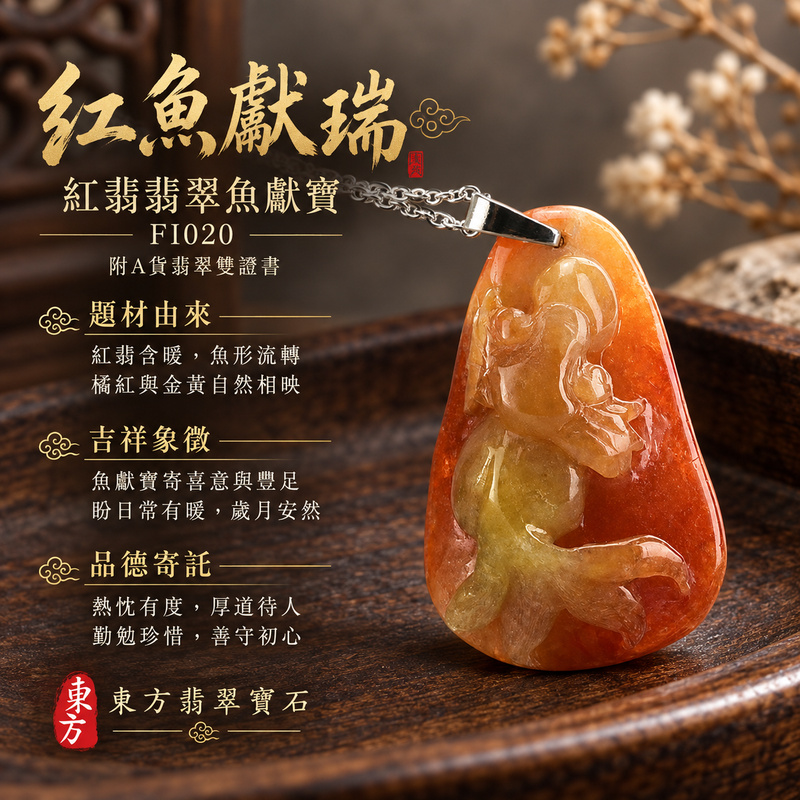 已售出可訂做|翡翠魚項鍊玉珮|年年有餘・富足圓滿・吉祥順遂|天然A貨翡翠・緬甸玉・紅翡|魚吐珠、魚獻寶|魚玉珮・魚玉墜・魚吊墜・魚項鍊|FI020|客製化訂做魚玉珮、魚玉墜、魚吊墜、魚項鍊|附A貨翡翠雙證書 已售出可訂做|翡翠魚項鍊玉珮|年年有餘・富足圓滿・吉祥順遂|天然A貨翡翠・緬甸玉・紅翡|魚吐珠、魚獻寶|魚玉珮・魚玉墜・魚吊墜・魚項鍊|FI020|客製化訂做魚玉珮、魚玉墜、魚吊墜、魚項鍊|附A貨翡翠雙證書