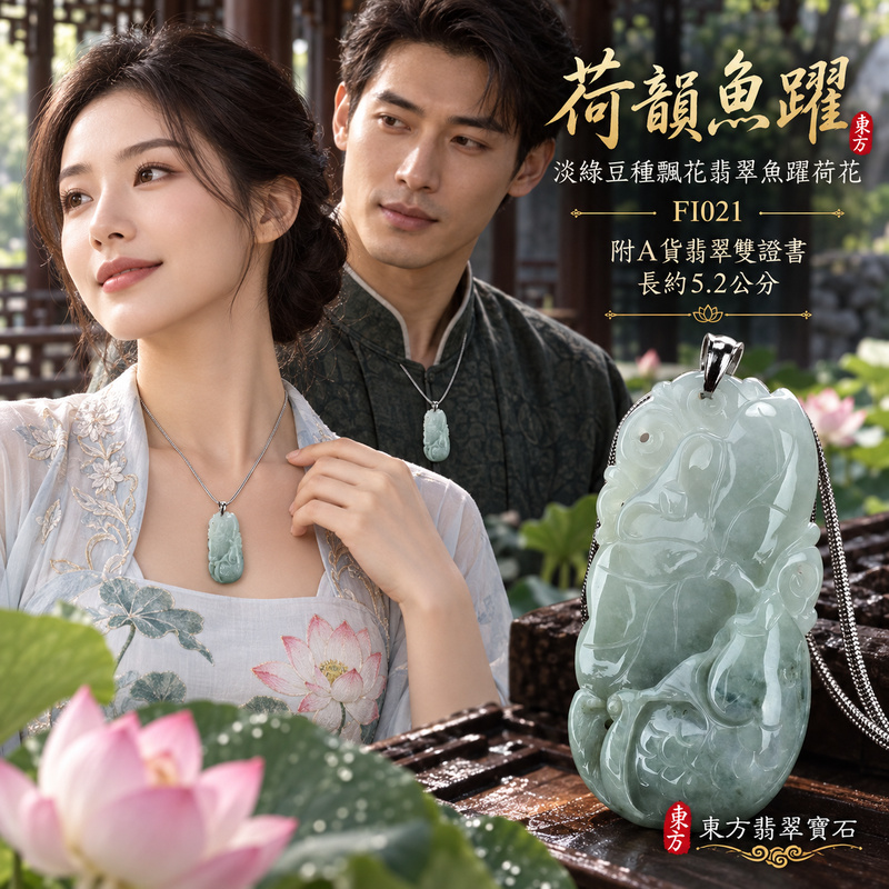 已售出可訂做|翡翠魚項鍊玉珮|年年有餘・富足圓滿・吉祥順遂|天然A貨翡翠・緬甸玉・豆種・淡綠・飄花|魚躍荷花|魚玉珮・魚玉墜・魚吊墜・魚項鍊|FI021|客製化訂做魚玉珮、魚玉墜、魚吊墜、魚項鍊|附A貨翡翠雙證書 已售出可訂做|翡翠魚項鍊玉珮|年年有餘・富足圓滿・吉祥順遂|天然A貨翡翠・緬甸玉・豆種・淡綠・飄花|魚躍荷花|魚玉珮・魚玉墜・魚吊墜・魚項鍊|FI021|客製化訂做魚玉珮、魚玉墜、魚吊墜、魚項鍊|附A貨翡翠雙證書