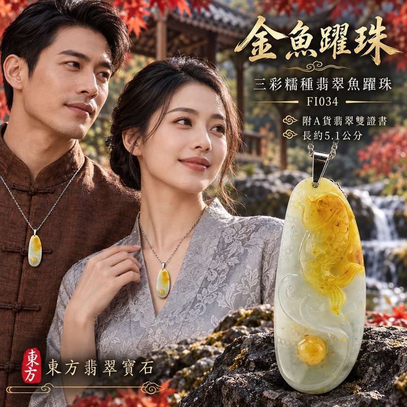 翡翠魚項鍊玉珮|年年有餘・富足圓滿・吉祥順遂|天然A貨翡翠・緬甸玉・糯種・三彩|魚躍珠、魚獻寶|魚玉珮・魚玉墜・魚吊墜・魚項鍊|FI034|客製化訂做魚玉珮、魚玉墜、魚吊墜、魚項鍊|附A貨翡翠雙證書 翡翠魚項鍊玉珮|年年有餘・富足圓滿・吉祥順遂|天然A貨翡翠・緬甸玉・糯種・三彩|魚躍珠、魚獻寶|魚玉珮・魚玉墜・魚吊墜・魚項鍊|FI034|客製化訂做魚玉珮、魚玉墜、魚吊墜、魚項鍊|附A貨翡翠雙證書