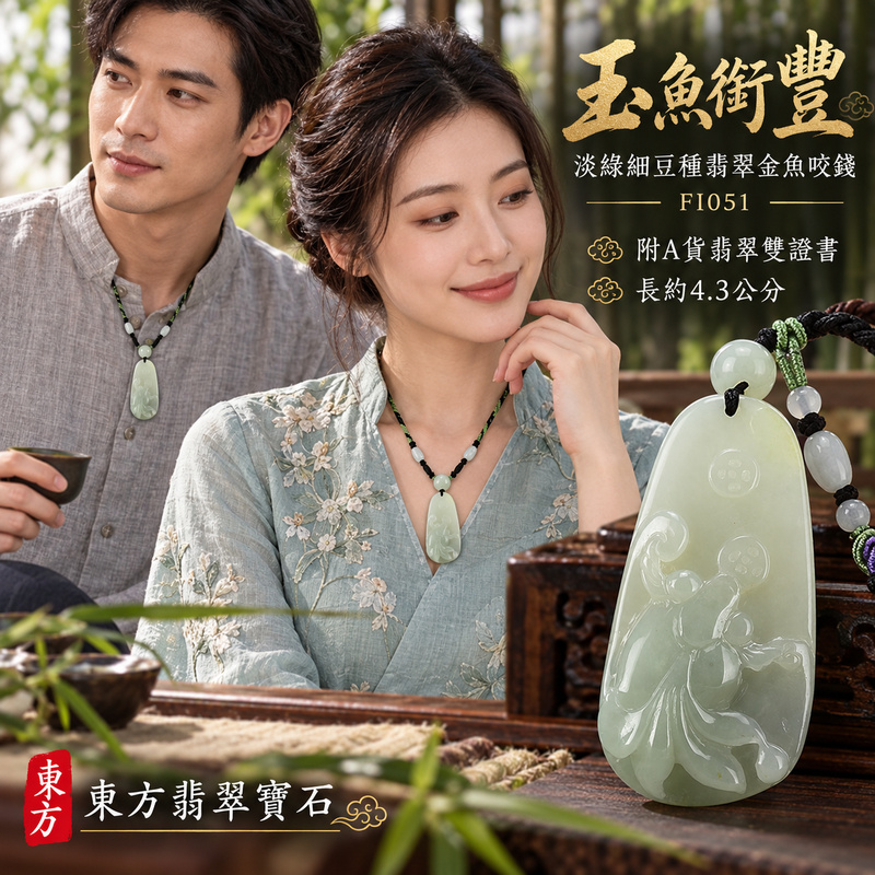 已售出可訂做|翡翠魚項鍊玉珮|年年有餘・富足圓滿・吉祥順遂|天然A貨翡翠・緬甸玉・細豆種・淡綠|金魚咬錢、金玉滿堂|魚玉珮・魚玉墜・魚吊墜・魚項鍊|FI051|客製化訂做魚玉珮、魚玉墜、魚吊墜、魚項鍊|附A貨翡翠雙證書 已售出可訂做|翡翠魚項鍊玉珮|年年有餘・富足圓滿・吉祥順遂|天然A貨翡翠・緬甸玉・細豆種・淡綠|金魚咬錢、金玉滿堂|魚玉珮・魚玉墜・魚吊墜・魚項鍊|FI051|客製化訂做魚玉珮、魚玉墜、魚吊墜、魚項鍊|附A貨翡翠雙證書