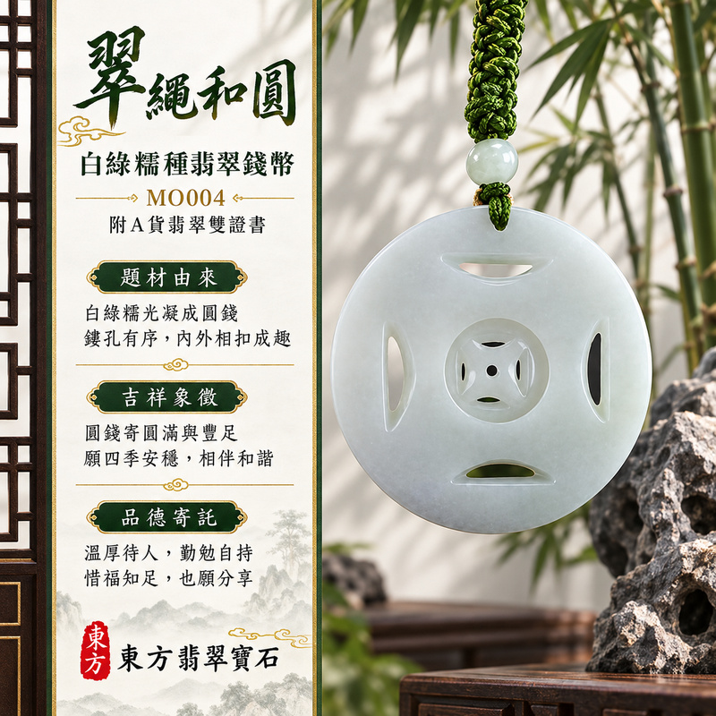 翡翠錢幣項鍊玉珮|財源廣進・招財納福・事業順遂|天然A貨翡翠・緬甸玉・糯種・白綠|財源滾滾,錢幣可轉動,錢滾錢|錢幣玉珮・錢幣玉墜・錢幣吊墜・錢幣項鍊|MO004|客製化訂做錢幣玉珮、錢幣玉墜、錢幣吊墜、錢幣項鍊|附A貨翡翠雙證書 翡翠錢幣項鍊玉珮|財源廣進・招財納福・事業順遂|天然A貨翡翠・緬甸玉・糯種・白綠|財源滾滾,錢幣可轉動,錢滾錢|錢幣玉珮・錢幣玉墜・錢幣吊墜・錢幣項鍊|MO004|客製化訂做錢幣玉珮、錢幣玉墜、錢幣吊墜、錢幣項鍊|附A貨翡翠雙證書