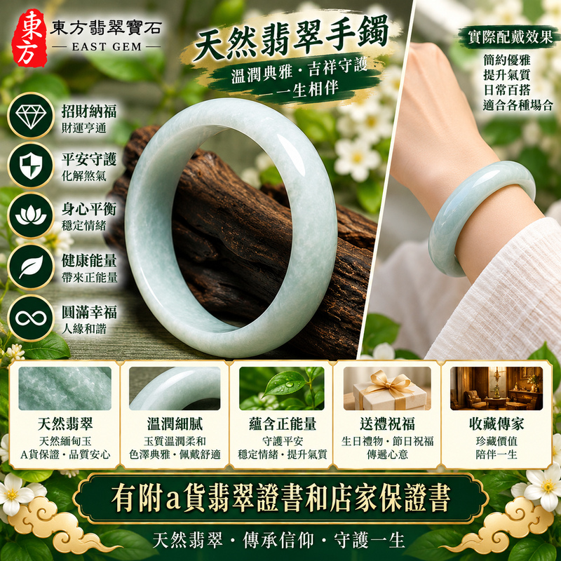 【已售出勿下標,可客製訂做|A貨淺綠色翡翠手鐲|天然緬甸玉翡翠玉鐲、淺綠色圓鐲19.5、些微透光、翠色清雅柔和、玉質溫潤耐看、平安順遂、圓滿吉祥、福氣相伴】天然淺綠色翡翠玉鐲手鐲,淺綠色色澤清新柔雅、自然耐看,玉質溫潤細緻並帶些微透光感,經典圓鐲造型線條圓潤流暢,展現天然緬甸翡翠清雅含蓄、溫和柔美的東方玉石韻味,圓鐲亦有圓滿和諧、平安順遂、吉祥如意、招福納祥、幸福美滿、福氣相伴等傳統美好寓意,適合日常佩戴、祝福送禮與翡翠收藏;圓鐲19.5,WG003,原商品已售出,可客製化訂做各種緬甸玉手鐲、翡翠玉鐲,附A貨翡翠雙證書2 【已售出勿下標,可客製訂做|A貨淺綠色翡翠手鐲|天然緬甸玉翡翠玉鐲、淺綠色圓鐲19.5、些微透光、翠色清雅柔和、玉質溫潤耐看、平安順遂、圓滿吉祥、福氣相伴】天然淺綠色翡翠玉鐲手鐲,淺綠色色澤清新柔雅、自然耐看,玉質溫潤細緻並帶些微透光感,經典圓鐲造型線條圓潤流暢,展現天然緬甸翡翠清雅含蓄、溫和柔美的東方玉石韻味,圓鐲亦有圓滿和諧、平安順遂、吉祥如意、招福納祥、幸福美滿、福氣相伴等傳統美好寓意,適合日常佩戴、祝福送禮與翡翠收藏;圓鐲19.5,WG003,原商品已售出,可客製化訂做各種緬甸玉手鐲、翡翠玉鐲,附A貨翡翠雙證書2