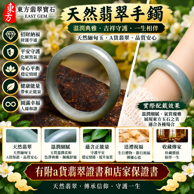 【A貨白底青翡翠手鐲|天然緬甸玉翡翠玉鐲、淺綠色白底青圓鐲17.5、些微透光、白綠相映清新柔雅、玉質溫潤自然、平安順遂、圓滿吉祥、福氣相伴】天然白底青翡翠玉鐲手鐲,清雅玉底搭配自然淺綠色澤,白色與翠綠相互襯托、色彩柔和清新,玉質溫潤自然並帶些微透光感,展現天然緬甸白底青翡翠清雅秀麗、簡約含蓄且自然耐看的東方玉石美感,經典圓鐲線條圓潤流暢,傳統寓意平安順遂、圓滿吉祥、招福納祥、幸福美滿、福氣相伴、福運長存,適合日常穿搭、自用珍藏與祝福送禮;圓鐲17.5,WG036,可客製化訂做各種緬甸玉手鐲、翡翠玉鐲,附A貨翡翠雙證書2 【A貨白底青翡翠手鐲|天然緬甸玉翡翠玉鐲、淺綠色白底青圓鐲17.5、些微透光、白綠相映清新柔雅、玉質溫潤自然、平安順遂、圓滿吉祥、福氣相伴】天然白底青翡翠玉鐲手鐲,清雅玉底搭配自然淺綠色澤,白色與翠綠相互襯托、色彩柔和清新,玉質溫潤自然並帶些微透光感,展現天然緬甸白底青翡翠清雅秀麗、簡約含蓄且自然耐看的東方玉石美感,經典圓鐲線條圓潤流暢,傳統寓意平安順遂、圓滿吉祥、招福納祥、幸福美滿、福氣相伴、福運長存,適合日常穿搭、自用珍藏與祝福送禮;圓鐲17.5,WG036,可客製化訂做各種緬甸玉手鐲、翡翠玉鐲,附A貨翡翠雙證書2