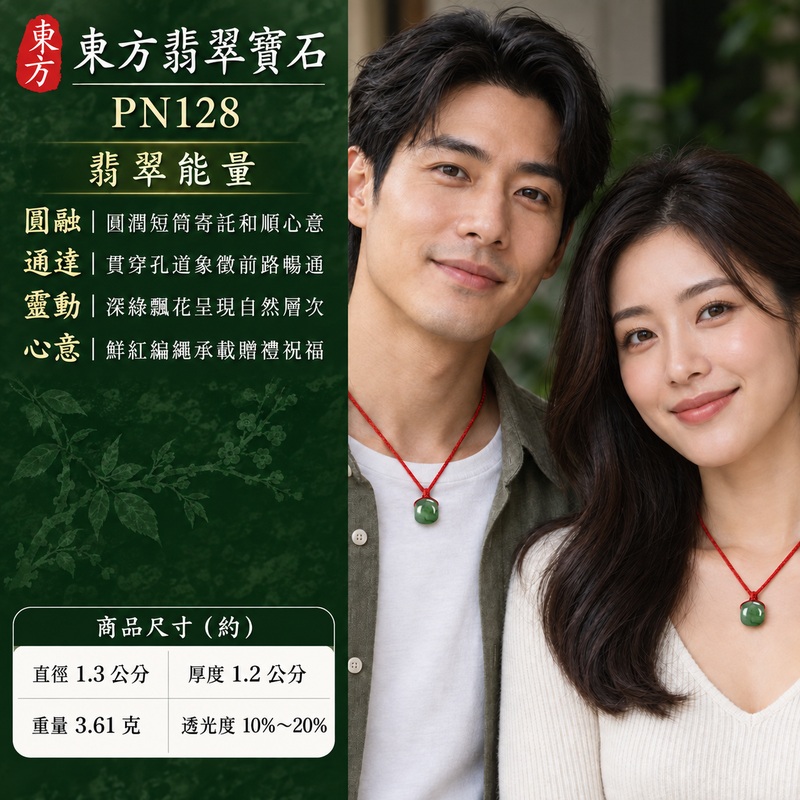 翡翠路路通項鍊玉珮・糯種油青飄綠花玉墜|路路暢通・處事圓融・心意相通・平安祝願・財源流轉|緬甸A貨翡翠・糯種油青玉色・深綠自然飄花・圓潤短筒・側面貫穿孔・鮮紅編繩|緬甸A貨翡翠・糯種油青飄綠花|PN128|附A貨翡翠雙證書・中國玉石鑑定所與東方翡翠寶石保證書 2 翡翠路路通項鍊玉珮・糯種油青飄綠花玉墜|路路暢通・處事圓融・心意相通・平安祝願・財源流轉|緬甸A貨翡翠・糯種油青玉色・深綠自然飄花・圓潤短筒・側面貫穿孔・鮮紅編繩|緬甸A貨翡翠・糯種油青飄綠花|PN128|附A貨翡翠雙證書・中國玉石鑑定所與東方翡翠寶石保證書 2