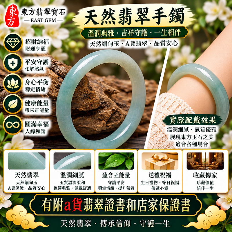 【A貨湖水綠油青翡翠手鐲｜天然緬甸玉翡翠玉鐲、湖水綠圓鐲16.5、些微透光、湖水翠色清新柔雅、油青玉質沉穩溫潤、平安圓滿、吉祥納福、幸福美滿】天然油青翡翠玉鐲手鐲，湖水綠色澤清新柔美、淡雅耐看，融合油青翡翠沉穩內斂、自然油潤的視覺質感，玉質溫潤並帶些微透光感，呈現天然緬甸翡翠清新與沉靜兼具、柔和雅緻且自然耐看的玉石特色，搭配經典圓鐲造型，線條圓潤簡潔，寓意平安圓滿、吉祥納福、幸福美滿、順心如意、福氣相伴、福運綿延，適合日常穿搭、自用珍藏、生日送禮與祝福贈禮；圓鐲16.5，OG005，可客製化訂做各種緬甸玉手鐲、翡翠玉鐲，附A貨翡翠雙證書2