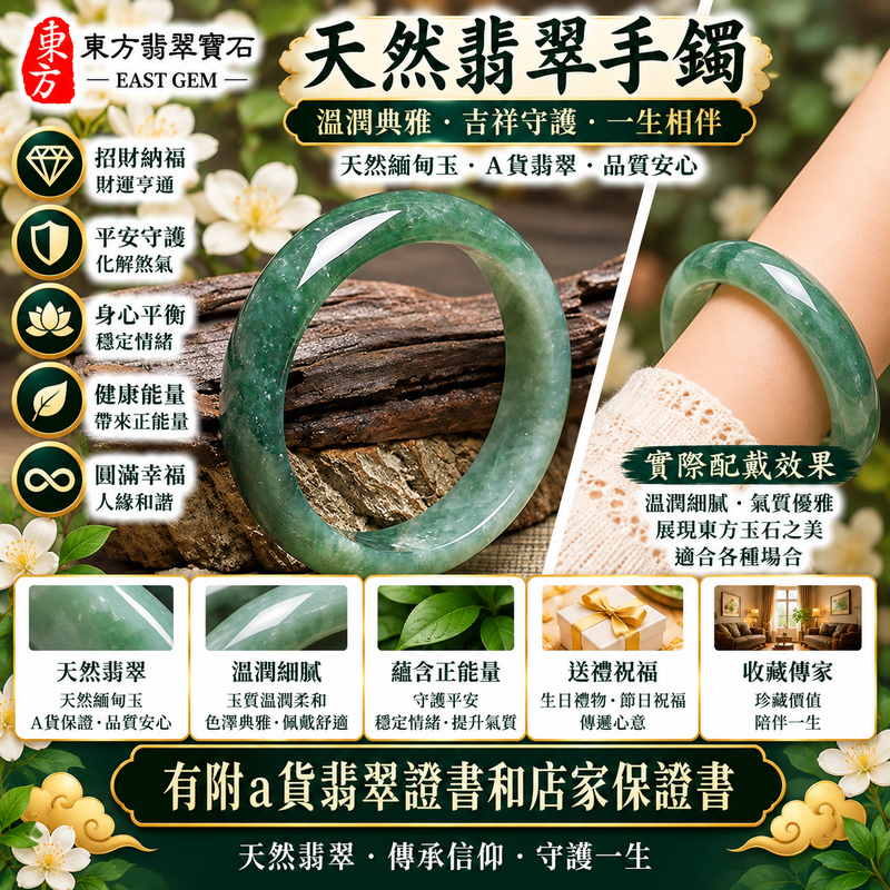 【A貨湖水綠油青翡翠手鐲|天然緬甸玉翡翠玉鐲、湖水綠圓鐲17、些微透光、清新湖水翠色溫潤柔和、沉靜雅緻自然耐看、平安順遂、圓滿吉祥、福氣常伴】天然油青翡翠玉鐲手鐲,以柔和湖水綠色澤展現清新淡雅的玉石美感,天然翠色柔和自然,玉質溫潤並帶些微透光感,結合油青翡翠沉靜含蓄、內斂古典的色調特色,呈現天然緬甸翡翠清雅柔美、沉穩耐看且富有東方韻味的質感,經典圓鐲造型寓意平安順遂、圓滿吉祥、招福納祥、幸福美滿、福氣常伴、福運長存,適合日常佩戴、祝福送禮、自用收藏與翡翠珍藏;圓鐲17,FL003,可客製化訂做各種緬甸玉手鐲、翡翠玉鐲,附A貨翡翠雙證書2 【A貨湖水綠油青翡翠手鐲|天然緬甸玉翡翠玉鐲、湖水綠圓鐲17、些微透光、清新湖水翠色溫潤柔和、沉靜雅緻自然耐看、平安順遂、圓滿吉祥、福氣常伴】天然油青翡翠玉鐲手鐲,以柔和湖水綠色澤展現清新淡雅的玉石美感,天然翠色柔和自然,玉質溫潤並帶些微透光感,結合油青翡翠沉靜含蓄、內斂古典的色調特色,呈現天然緬甸翡翠清雅柔美、沉穩耐看且富有東方韻味的質感,經典圓鐲造型寓意平安順遂、圓滿吉祥、招福納祥、幸福美滿、福氣常伴、福運長存,適合日常佩戴、祝福送禮、自用收藏與翡翠珍藏;圓鐲17,FL003,可客製化訂做各種緬甸玉手鐲、翡翠玉鐲,附A貨翡翠雙證書2
