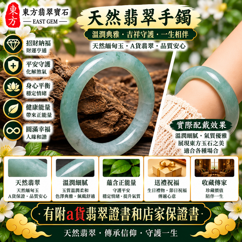【A貨湖水綠油青翡翠手鐲|天然緬甸玉翡翠玉鐲、湖水綠圓鐲16、些微透光、湖水翠色清新雅緻、油青質感沉穩內斂、平安吉祥、圓滿幸福、招福納祥】天然油青翡翠玉鐲手鐲,湖水綠色澤清新自然、柔和雅緻,搭配油青翡翠特有的沉穩色調與油潤視覺質感,形成清新與古典兼具的天然玉石美感,玉質溫潤並帶些微透光感,呈現天然緬甸翡翠含蓄雅緻、沉靜柔和且自然耐看的東方韻味,經典圓鐲造型象徵圓滿和諧,寓意平安吉祥、圓滿幸福、招福納祥、順遂安康、福氣相伴、福運綿延,適合日常佩戴、自用珍藏、親友送禮與翡翠收藏;圓鐲16,OG003,可客製化訂做各種緬甸玉手鐲、翡翠玉鐲,附A貨翡翠雙證書2 【A貨湖水綠油青翡翠手鐲|天然緬甸玉翡翠玉鐲、湖水綠圓鐲16、些微透光、湖水翠色清新雅緻、油青質感沉穩內斂、平安吉祥、圓滿幸福、招福納祥】天然油青翡翠玉鐲手鐲,湖水綠色澤清新自然、柔和雅緻,搭配油青翡翠特有的沉穩色調與油潤視覺質感,形成清新與古典兼具的天然玉石美感,玉質溫潤並帶些微透光感,呈現天然緬甸翡翠含蓄雅緻、沉靜柔和且自然耐看的東方韻味,經典圓鐲造型象徵圓滿和諧,寓意平安吉祥、圓滿幸福、招福納祥、順遂安康、福氣相伴、福運綿延,適合日常佩戴、自用珍藏、親友送禮與翡翠收藏;圓鐲16,OG003,可客製化訂做各種緬甸玉手鐲、翡翠玉鐲,附A貨翡翠雙證書2