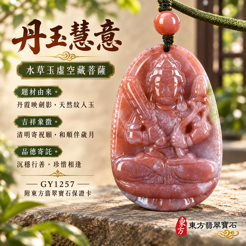 水草玉虛空藏菩薩項鍊玉珮|智慧廣大・福德圓滿・勤學精進・安定守護|紅色帶紫色帶綠色水草玉虛空藏菩薩|虛空藏菩薩|虛空藏菩薩玉珮・虛空藏菩薩玉墜・虛空藏菩薩吊墜・虛空藏菩薩項鍊|GY1257|男女玉石項鍊・送禮收藏|客製化訂做虛空藏菩薩玉珮、虛空藏菩薩玉墜、虛空藏菩薩吊墜、虛空藏菩薩項鍊|附東方翡翠寶石保證卡・東方翡翠寶石 水草玉虛空藏菩薩項鍊玉珮|智慧廣大・福德圓滿・勤學精進・安定守護|紅色帶紫色帶綠色水草玉虛空藏菩薩|虛空藏菩薩|虛空藏菩薩玉珮・虛空藏菩薩玉墜・虛空藏菩薩吊墜・虛空藏菩薩項鍊|GY1257|男女玉石項鍊・送禮收藏|客製化訂做虛空藏菩薩玉珮、虛空藏菩薩玉墜、虛空藏菩薩吊墜、虛空藏菩薩項鍊|附東方翡翠寶石保證卡・東方翡翠寶石
