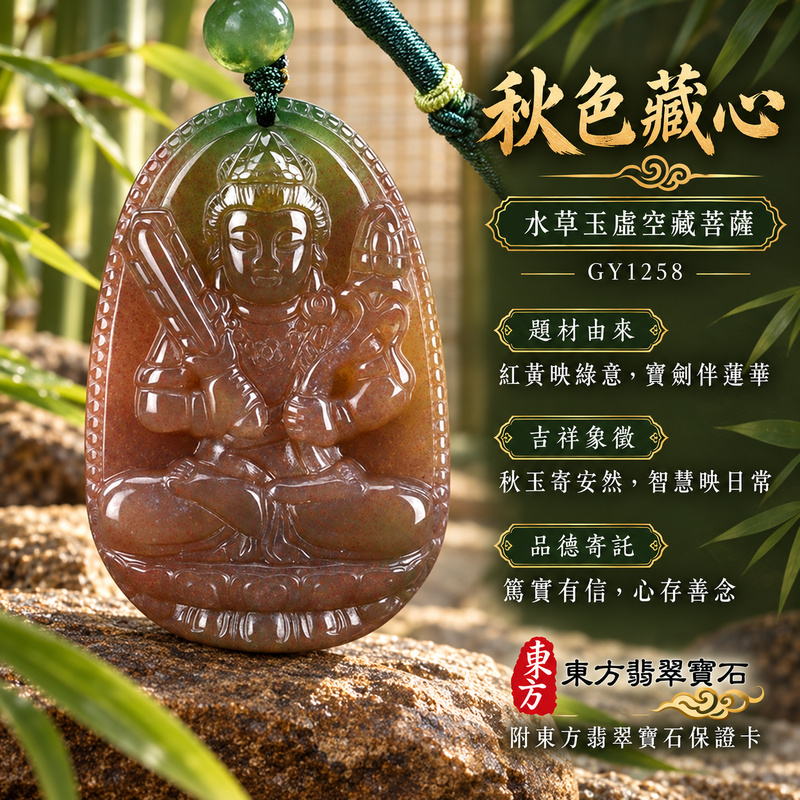水草玉虛空藏菩薩項鍊玉珮|智慧廣大・福德圓滿・勤學精進・安定守護|紅色帶黃色帶綠色水草玉虛空藏菩薩|虛空藏菩薩|虛空藏菩薩玉珮・虛空藏菩薩玉墜・虛空藏菩薩吊墜・虛空藏菩薩項鍊|GY1258|男女玉石項鍊・送禮收藏|客製化訂做虛空藏菩薩玉珮、虛空藏菩薩玉墜、虛空藏菩薩吊墜、虛空藏菩薩項鍊|附東方翡翠寶石保證卡・東方翡翠寶石 水草玉虛空藏菩薩項鍊玉珮|智慧廣大・福德圓滿・勤學精進・安定守護|紅色帶黃色帶綠色水草玉虛空藏菩薩|虛空藏菩薩|虛空藏菩薩玉珮・虛空藏菩薩玉墜・虛空藏菩薩吊墜・虛空藏菩薩項鍊|GY1258|男女玉石項鍊・送禮收藏|客製化訂做虛空藏菩薩玉珮、虛空藏菩薩玉墜、虛空藏菩薩吊墜、虛空藏菩薩項鍊|附東方翡翠寶石保證卡・東方翡翠寶石