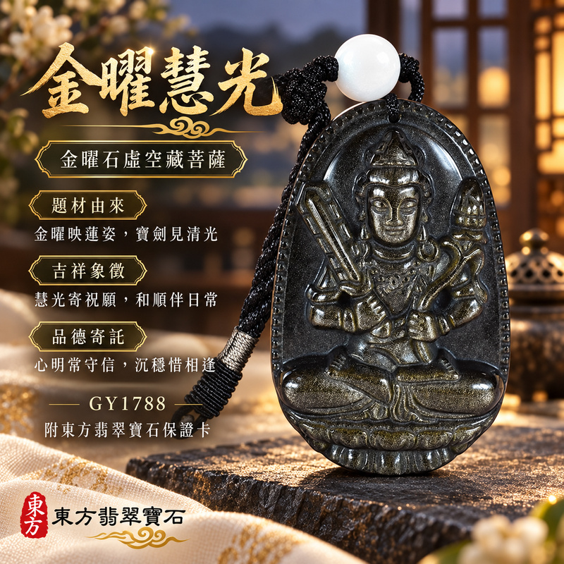金曜石虛空藏菩薩項鍊玉珮|智慧廣大・福德圓滿・勤學精進・安定守護|金曜石虛空藏菩薩|虛空藏菩薩|虛空藏菩薩玉珮・虛空藏菩薩玉墜・虛空藏菩薩吊墜・虛空藏菩薩項鍊|GY1788|男女玉石項鍊・送禮收藏|客製化訂做虛空藏菩薩玉珮、虛空藏菩薩玉墜、虛空藏菩薩吊墜、虛空藏菩薩項鍊|附東方翡翠寶石保證卡・東方翡翠寶石 金曜石虛空藏菩薩項鍊玉珮|智慧廣大・福德圓滿・勤學精進・安定守護|金曜石虛空藏菩薩|虛空藏菩薩|虛空藏菩薩玉珮・虛空藏菩薩玉墜・虛空藏菩薩吊墜・虛空藏菩薩項鍊|GY1788|男女玉石項鍊・送禮收藏|客製化訂做虛空藏菩薩玉珮、虛空藏菩薩玉墜、虛空藏菩薩吊墜、虛空藏菩薩項鍊|附東方翡翠寶石保證卡・東方翡翠寶石