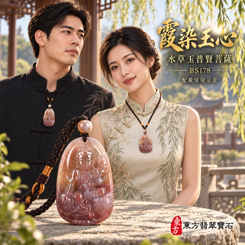 已售出可訂做|水草玉普賢菩薩項鍊玉珮|實踐願行・穩健精進・圓滿順遂・平安吉祥|紅色帶紫色水草玉普賢菩薩|遍吉菩薩|普賢菩薩玉珮・普賢菩薩玉墜・普賢菩薩吊墜・普賢菩薩項鍊|BS178|男女玉石項鍊・送禮收藏|客製化訂做普賢菩薩玉珮、普賢菩薩玉墜、普賢菩薩吊墜、普賢菩薩項鍊|附東方翡翠寶石保證卡・東方翡翠寶石 已售出可訂做|水草玉普賢菩薩項鍊玉珮|實踐願行・穩健精進・圓滿順遂・平安吉祥|紅色帶紫色水草玉普賢菩薩|遍吉菩薩|普賢菩薩玉珮・普賢菩薩玉墜・普賢菩薩吊墜・普賢菩薩項鍊|BS178|男女玉石項鍊・送禮收藏|客製化訂做普賢菩薩玉珮、普賢菩薩玉墜、普賢菩薩吊墜、普賢菩薩項鍊|附東方翡翠寶石保證卡・東方翡翠寶石