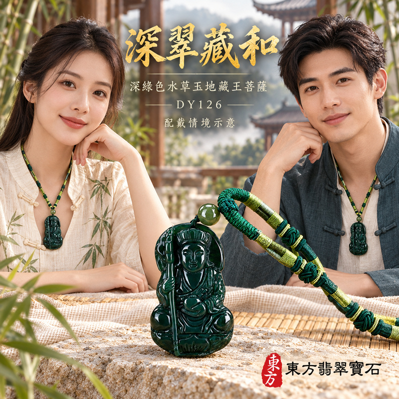 水草玉地藏王菩薩項鍊玉珮|大願堅定・慈悲孝親・安定守護・善念相隨|深綠色水草玉地藏王菩薩|地藏王菩薩|地藏王菩薩玉珮・地藏王菩薩玉墜・地藏王菩薩吊墜・地藏王菩薩項鍊|DY126|男女玉石項鍊・送禮收藏|客製化訂做地藏王菩薩玉珮、地藏王菩薩玉墜、地藏王菩薩吊墜、地藏王菩薩項鍊|附東方翡翠寶石保證卡・東方翡翠寶石 水草玉地藏王菩薩項鍊玉珮|大願堅定・慈悲孝親・安定守護・善念相隨|深綠色水草玉地藏王菩薩|地藏王菩薩|地藏王菩薩玉珮・地藏王菩薩玉墜・地藏王菩薩吊墜・地藏王菩薩項鍊|DY126|男女玉石項鍊・送禮收藏|客製化訂做地藏王菩薩玉珮、地藏王菩薩玉墜、地藏王菩薩吊墜、地藏王菩薩項鍊|附東方翡翠寶石保證卡・東方翡翠寶石