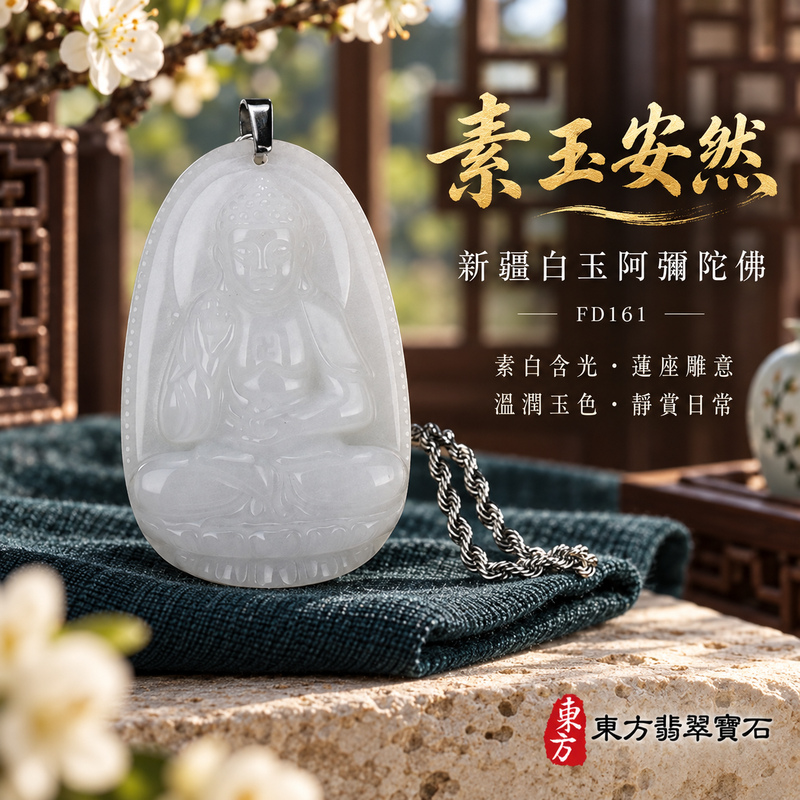 新疆白玉阿彌陀佛項鍊玉珮|慈悲接引・光明清淨・安定自在・平安吉祥|新疆白玉阿彌陀佛|阿彌陀佛|阿彌陀佛玉珮・阿彌陀佛玉墜・阿彌陀佛吊墜・阿彌陀佛項鍊|FD161|男女玉石項鍊・送禮收藏|客製化訂做阿彌陀佛玉珮、阿彌陀佛玉墜、阿彌陀佛吊墜、阿彌陀佛項鍊|附東方翡翠寶石保證卡・東方翡翠寶石 新疆白玉阿彌陀佛項鍊玉珮|慈悲接引・光明清淨・安定自在・平安吉祥|新疆白玉阿彌陀佛|阿彌陀佛|阿彌陀佛玉珮・阿彌陀佛玉墜・阿彌陀佛吊墜・阿彌陀佛項鍊|FD161|男女玉石項鍊・送禮收藏|客製化訂做阿彌陀佛玉珮、阿彌陀佛玉墜、阿彌陀佛吊墜、阿彌陀佛項鍊|附東方翡翠寶石保證卡・東方翡翠寶石