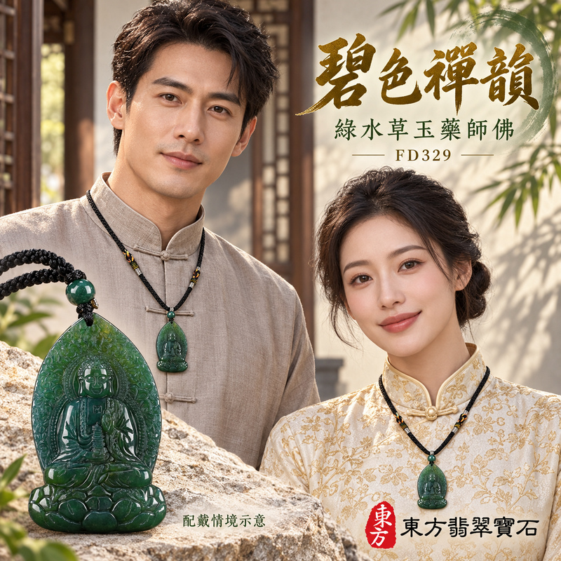水草玉藥師佛項鍊玉珮|光明安定・慈悲關懷・善願精進・平安吉祥|綠水草玉藥師佛|藥師如來|藥師佛玉珮・藥師佛玉墜・藥師佛吊墜・藥師佛項鍊|FD329|男女玉石項鍊・送禮收藏|客製化訂做藥師佛玉珮、藥師佛玉墜、藥師佛吊墜、藥師佛項鍊|附東方翡翠寶石保證卡・東方翡翠寶石 水草玉藥師佛項鍊玉珮|光明安定・慈悲關懷・善願精進・平安吉祥|綠水草玉藥師佛|藥師如來|藥師佛玉珮・藥師佛玉墜・藥師佛吊墜・藥師佛項鍊|FD329|男女玉石項鍊・送禮收藏|客製化訂做藥師佛玉珮、藥師佛玉墜、藥師佛吊墜、藥師佛項鍊|附東方翡翠寶石保證卡・東方翡翠寶石