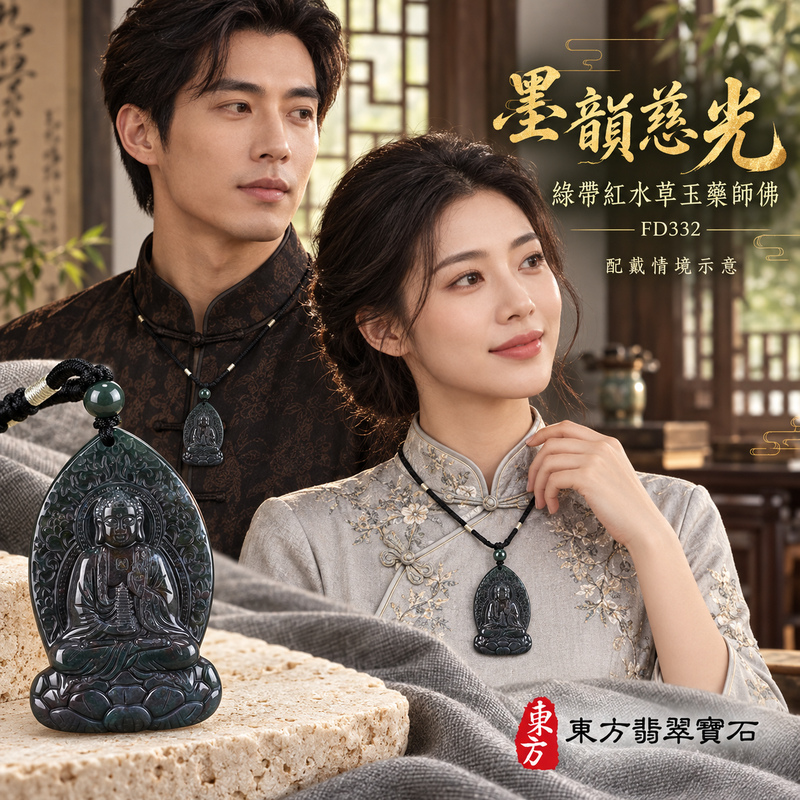 水草玉藥師佛項鍊玉珮|光明安定・慈悲關懷・善願精進・平安吉祥|綠帶紅水草玉藥師佛|藥師如來|藥師佛玉珮・藥師佛玉墜・藥師佛吊墜・藥師佛項鍊|FD332|男女玉石項鍊・送禮收藏|客製化訂做藥師佛玉珮、藥師佛玉墜、藥師佛吊墜、藥師佛項鍊|附東方翡翠寶石保證卡・東方翡翠寶石 水草玉藥師佛項鍊玉珮|光明安定・慈悲關懷・善願精進・平安吉祥|綠帶紅水草玉藥師佛|藥師如來|藥師佛玉珮・藥師佛玉墜・藥師佛吊墜・藥師佛項鍊|FD332|男女玉石項鍊・送禮收藏|客製化訂做藥師佛玉珮、藥師佛玉墜、藥師佛吊墜、藥師佛項鍊|附東方翡翠寶石保證卡・東方翡翠寶石