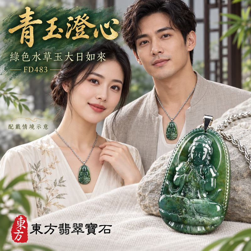水草玉大日如來項鍊玉珮|光明遍照・智慧開展・正念精進・平安守護|綠色水草玉大日如來|大日如來|大日如來玉珮・大日如來玉墜・大日如來吊墜・大日如來項鍊|FD483|男女玉石項鍊・送禮收藏|客製化訂做大日如來玉珮、大日如來玉墜、大日如來吊墜、大日如來項鍊|附東方翡翠寶石保證卡・東方翡翠寶石 水草玉大日如來項鍊玉珮|光明遍照・智慧開展・正念精進・平安守護|綠色水草玉大日如來|大日如來|大日如來玉珮・大日如來玉墜・大日如來吊墜・大日如來項鍊|FD483|男女玉石項鍊・送禮收藏|客製化訂做大日如來玉珮、大日如來玉墜、大日如來吊墜、大日如來項鍊|附東方翡翠寶石保證卡・東方翡翠寶石