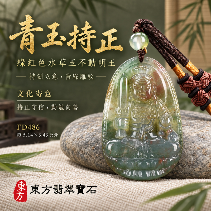 水草玉不動明王項鍊玉珮|堅定不移・勇毅守護・破除障礙・正念精進|綠色帶紅色水草玉不動明王|不動明王|不動明王玉珮・不動明王玉墜・不動明王吊墜・不動明王項鍊|FD486|男女玉石項鍊・送禮收藏|客製化訂做不動明王玉珮、不動明王玉墜、不動明王吊墜、不動明王項鍊|附東方翡翠寶石保證卡・東方翡翠寶石 水草玉不動明王項鍊玉珮|堅定不移・勇毅守護・破除障礙・正念精進|綠色帶紅色水草玉不動明王|不動明王|不動明王玉珮・不動明王玉墜・不動明王吊墜・不動明王項鍊|FD486|男女玉石項鍊・送禮收藏|客製化訂做不動明王玉珮、不動明王玉墜、不動明王吊墜、不動明王項鍊|附東方翡翠寶石保證卡・東方翡翠寶石
