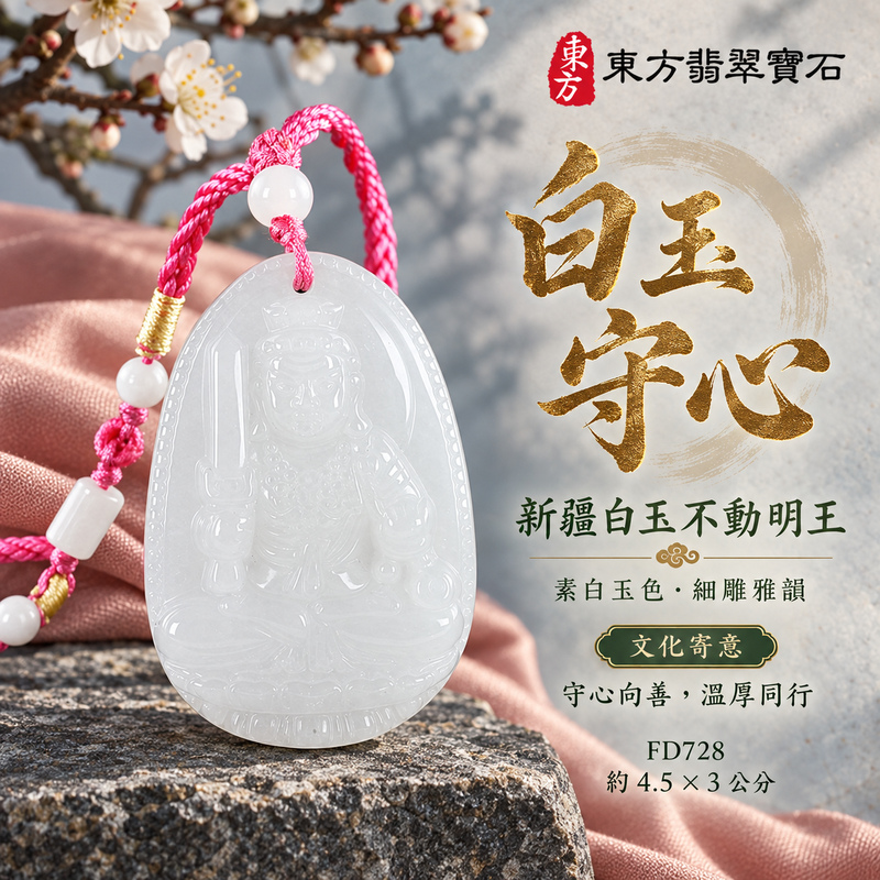 新疆白玉不動明王項鍊玉珮|堅定不移・勇毅守護・破除障礙・正念精進|新疆白玉不動明王項鍊玉珮(不動明王:不動明王牌新疆白玉不動明王玉珮、 新疆白玉不動|不動明王|不動明王玉珮・不動明王玉墜・不動明王吊墜・不動明王項鍊|FD728|男女玉石項鍊・送禮收藏|客製化訂做不動明王玉珮、不動明王玉墜、不動明王吊墜、不動明王項鍊|附東方翡翠寶石保證卡・東方翡翠寶石 新疆白玉不動明王項鍊玉珮|堅定不移・勇毅守護・破除障礙・正念精進|新疆白玉不動明王項鍊玉珮(不動明王:不動明王牌新疆白玉不動明王玉珮、 新疆白玉不動|不動明王|不動明王玉珮・不動明王玉墜・不動明王吊墜・不動明王項鍊|FD728|男女玉石項鍊・送禮收藏|客製化訂做不動明王玉珮、不動明王玉墜、不動明王吊墜、不動明王項鍊|附東方翡翠寶石保證卡・東方翡翠寶石