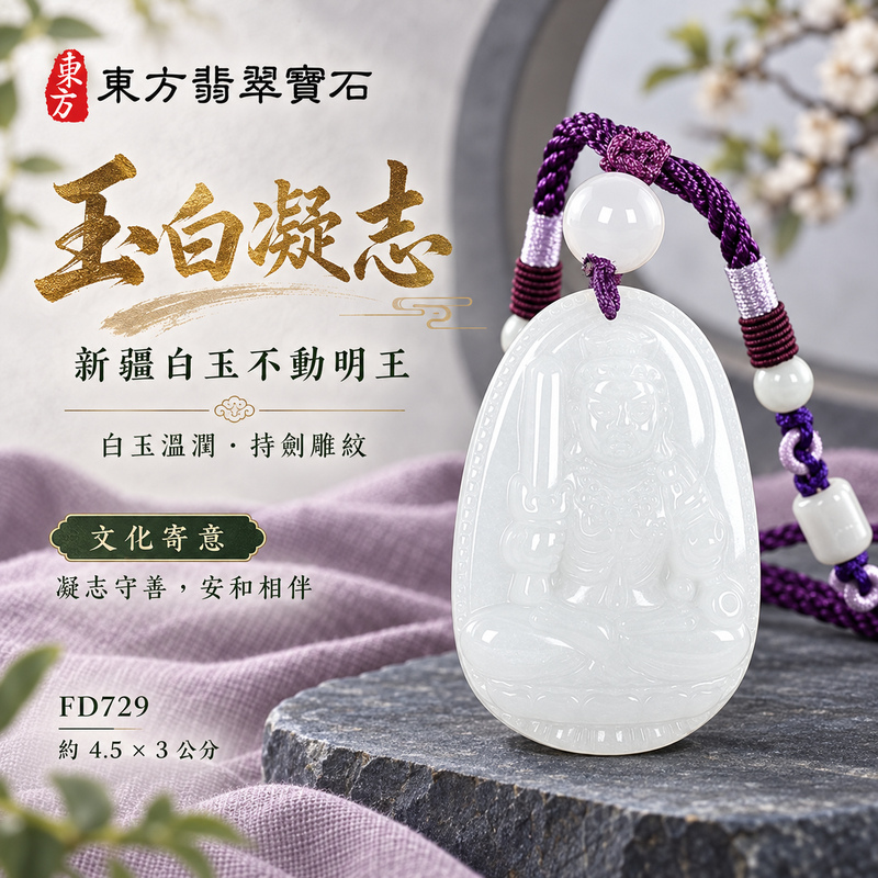新疆白玉不動明王項鍊玉珮|堅定不移・勇毅守護・破除障礙・正念精進|新疆白玉不動明王項鍊玉珮(不動明王:不動明王牌新疆白玉不動明王玉珮、新疆 白玉不動|不動明王|不動明王玉珮・不動明王玉墜・不動明王吊墜・不動明王項鍊|FD729|男女玉石項鍊・送禮收藏|客製化訂做不動明王玉珮、不動明王玉墜、不動明王吊墜、不動明王項鍊|附東方翡翠寶石保證卡・東方翡翠寶石 新疆白玉不動明王項鍊玉珮|堅定不移・勇毅守護・破除障礙・正念精進|新疆白玉不動明王項鍊玉珮(不動明王:不動明王牌新疆白玉不動明王玉珮、新疆 白玉不動|不動明王|不動明王玉珮・不動明王玉墜・不動明王吊墜・不動明王項鍊|FD729|男女玉石項鍊・送禮收藏|客製化訂做不動明王玉珮、不動明王玉墜、不動明王吊墜、不動明王項鍊|附東方翡翠寶石保證卡・東方翡翠寶石