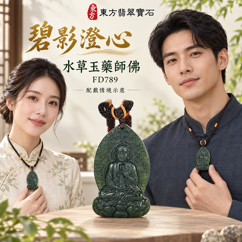 水草玉藥師佛項鍊玉珮|光明安定・慈悲關懷・善願精進・平安吉祥|水草玉藥師佛|藥師如來|藥師佛玉珮・藥師佛玉墜・藥師佛吊墜・藥師佛項鍊|FD789|男女玉石項鍊・送禮收藏|客製化訂做藥師佛玉珮、藥師佛玉墜、藥師佛吊墜、藥師佛項鍊|附東方翡翠寶石保證卡・東方翡翠寶石 水草玉藥師佛項鍊玉珮|光明安定・慈悲關懷・善願精進・平安吉祥|水草玉藥師佛|藥師如來|藥師佛玉珮・藥師佛玉墜・藥師佛吊墜・藥師佛項鍊|FD789|男女玉石項鍊・送禮收藏|客製化訂做藥師佛玉珮、藥師佛玉墜、藥師佛吊墜、藥師佛項鍊|附東方翡翠寶石保證卡・東方翡翠寶石