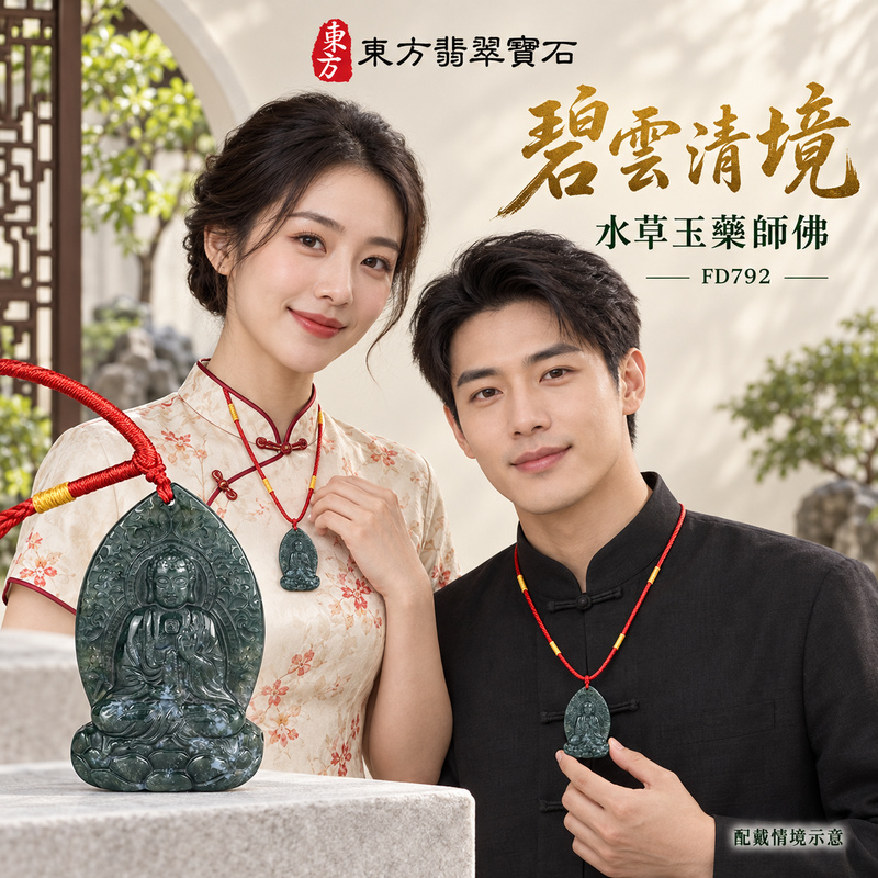 水草玉藥師佛項鍊玉珮|光明安定・慈悲關懷・善願精進・平安吉祥|水草玉藥師佛|藥師如來|藥師佛玉珮・藥師佛玉墜・藥師佛吊墜・藥師佛項鍊|FD792|男女玉石項鍊・送禮收藏|客製化訂做藥師佛玉珮、藥師佛玉墜、藥師佛吊墜、藥師佛項鍊|附東方翡翠寶石保證卡・東方翡翠寶石 水草玉藥師佛項鍊玉珮|光明安定・慈悲關懷・善願精進・平安吉祥|水草玉藥師佛|藥師如來|藥師佛玉珮・藥師佛玉墜・藥師佛吊墜・藥師佛項鍊|FD792|男女玉石項鍊・送禮收藏|客製化訂做藥師佛玉珮、藥師佛玉墜、藥師佛吊墜、藥師佛項鍊|附東方翡翠寶石保證卡・東方翡翠寶石