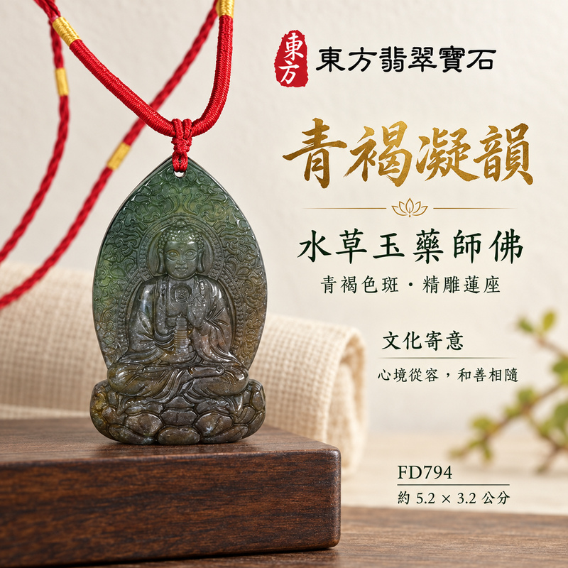 水草玉藥師佛項鍊玉珮|光明安定・慈悲關懷・善願精進・平安吉祥|水草玉藥師佛|藥師如來|藥師佛玉珮・藥師佛玉墜・藥師佛吊墜・藥師佛項鍊|FD794|男女玉石項鍊・送禮收藏|客製化訂做藥師佛玉珮、藥師佛玉墜、藥師佛吊墜、藥師佛項鍊|附東方翡翠寶石保證卡・東方翡翠寶石 水草玉藥師佛項鍊玉珮|光明安定・慈悲關懷・善願精進・平安吉祥|水草玉藥師佛|藥師如來|藥師佛玉珮・藥師佛玉墜・藥師佛吊墜・藥師佛項鍊|FD794|男女玉石項鍊・送禮收藏|客製化訂做藥師佛玉珮、藥師佛玉墜、藥師佛吊墜、藥師佛項鍊|附東方翡翠寶石保證卡・東方翡翠寶石