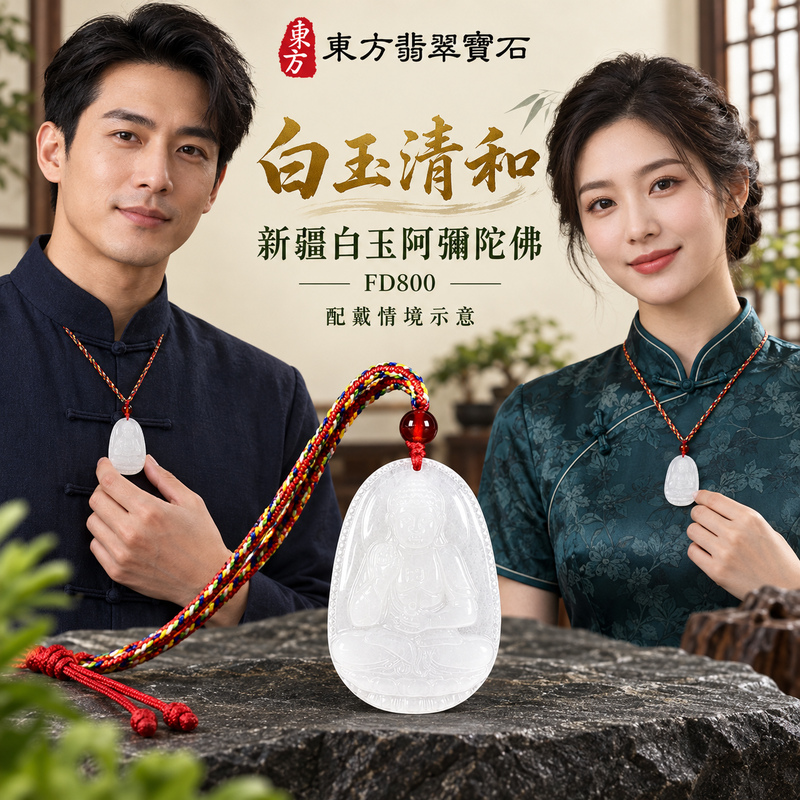新疆白玉阿彌陀佛項鍊玉珮|慈悲接引・光明清淨・安定自在・平安吉祥|新疆白玉阿彌陀佛|阿彌陀佛|阿彌陀佛玉珮・阿彌陀佛玉墜・阿彌陀佛吊墜・阿彌陀佛項鍊|FD800|男女玉石項鍊・送禮收藏|客製化訂做阿彌陀佛玉珮、阿彌陀佛玉墜、阿彌陀佛吊墜、阿彌陀佛項鍊|附東方翡翠寶石保證卡・東方翡翠寶石 新疆白玉阿彌陀佛項鍊玉珮|慈悲接引・光明清淨・安定自在・平安吉祥|新疆白玉阿彌陀佛|阿彌陀佛|阿彌陀佛玉珮・阿彌陀佛玉墜・阿彌陀佛吊墜・阿彌陀佛項鍊|FD800|男女玉石項鍊・送禮收藏|客製化訂做阿彌陀佛玉珮、阿彌陀佛玉墜、阿彌陀佛吊墜、阿彌陀佛項鍊|附東方翡翠寶石保證卡・東方翡翠寶石