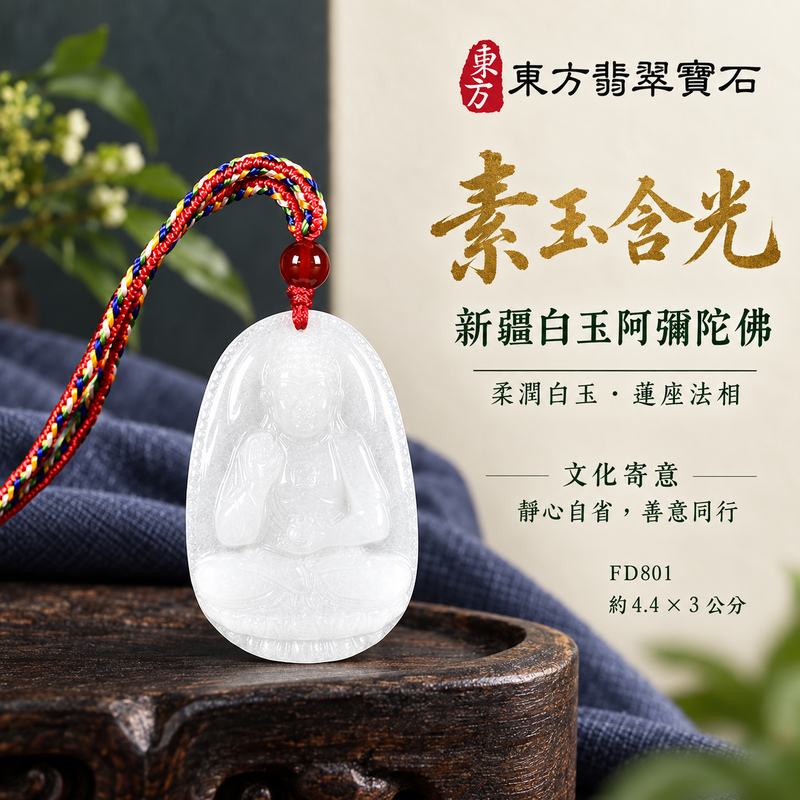 新疆白玉阿彌陀佛項鍊玉珮|慈悲接引・光明清淨・安定自在・平安吉祥|新疆白玉阿彌陀佛|阿彌陀佛|阿彌陀佛玉珮・阿彌陀佛玉墜・阿彌陀佛吊墜・阿彌陀佛項鍊|FD801|男女玉石項鍊・送禮收藏|客製化訂做阿彌陀佛玉珮、阿彌陀佛玉墜、阿彌陀佛吊墜、阿彌陀佛項鍊|附東方翡翠寶石保證卡・東方翡翠寶石 新疆白玉阿彌陀佛項鍊玉珮|慈悲接引・光明清淨・安定自在・平安吉祥|新疆白玉阿彌陀佛|阿彌陀佛|阿彌陀佛玉珮・阿彌陀佛玉墜・阿彌陀佛吊墜・阿彌陀佛項鍊|FD801|男女玉石項鍊・送禮收藏|客製化訂做阿彌陀佛玉珮、阿彌陀佛玉墜、阿彌陀佛吊墜、阿彌陀佛項鍊|附東方翡翠寶石保證卡・東方翡翠寶石
