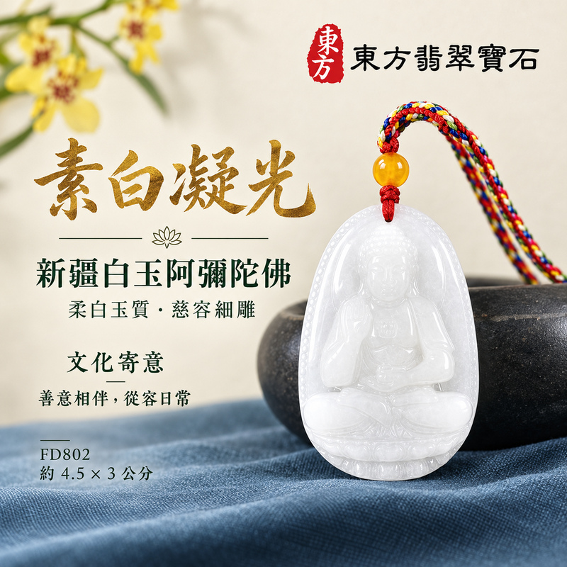 新疆白玉阿彌陀佛項鍊玉珮|慈悲接引・光明清淨・安定自在・平安吉祥|新疆白玉阿彌陀佛|阿彌陀佛|阿彌陀佛玉珮・阿彌陀佛玉墜・阿彌陀佛吊墜・阿彌陀佛項鍊|FD802|男女玉石項鍊・送禮收藏|客製化訂做阿彌陀佛玉珮、阿彌陀佛玉墜、阿彌陀佛吊墜、阿彌陀佛項鍊|附東方翡翠寶石保證卡・東方翡翠寶石 新疆白玉阿彌陀佛項鍊玉珮|慈悲接引・光明清淨・安定自在・平安吉祥|新疆白玉阿彌陀佛|阿彌陀佛|阿彌陀佛玉珮・阿彌陀佛玉墜・阿彌陀佛吊墜・阿彌陀佛項鍊|FD802|男女玉石項鍊・送禮收藏|客製化訂做阿彌陀佛玉珮、阿彌陀佛玉墜、阿彌陀佛吊墜、阿彌陀佛項鍊|附東方翡翠寶石保證卡・東方翡翠寶石
