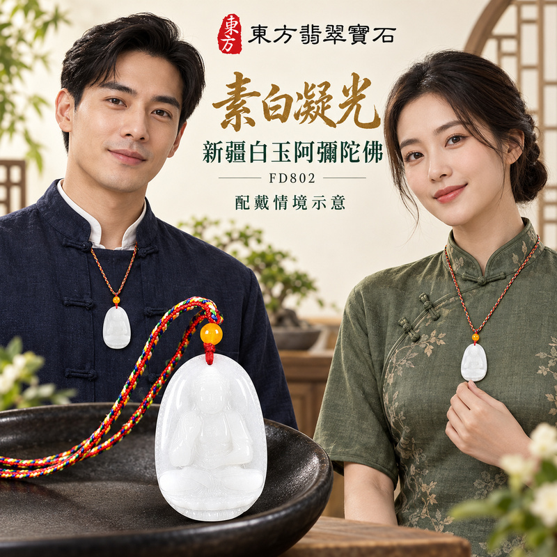 新疆白玉阿彌陀佛項鍊玉珮|慈悲接引・光明清淨・安定自在・平安吉祥|新疆白玉阿彌陀佛|阿彌陀佛|阿彌陀佛玉珮・阿彌陀佛玉墜・阿彌陀佛吊墜・阿彌陀佛項鍊|FD802|男女玉石項鍊・送禮收藏|客製化訂做阿彌陀佛玉珮、阿彌陀佛玉墜、阿彌陀佛吊墜、阿彌陀佛項鍊|附東方翡翠寶石保證卡・東方翡翠寶石 新疆白玉阿彌陀佛項鍊玉珮|慈悲接引・光明清淨・安定自在・平安吉祥|新疆白玉阿彌陀佛|阿彌陀佛|阿彌陀佛玉珮・阿彌陀佛玉墜・阿彌陀佛吊墜・阿彌陀佛項鍊|FD802|男女玉石項鍊・送禮收藏|客製化訂做阿彌陀佛玉珮、阿彌陀佛玉墜、阿彌陀佛吊墜、阿彌陀佛項鍊|附東方翡翠寶石保證卡・東方翡翠寶石